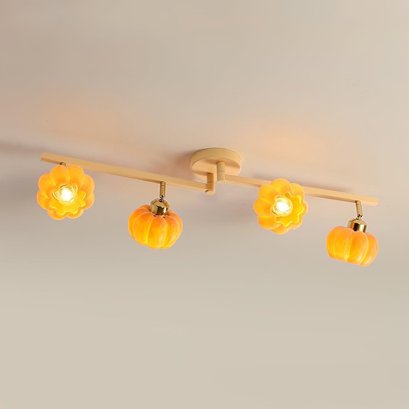 Pumpkin Ceiling Light Multi Head - Letslighting