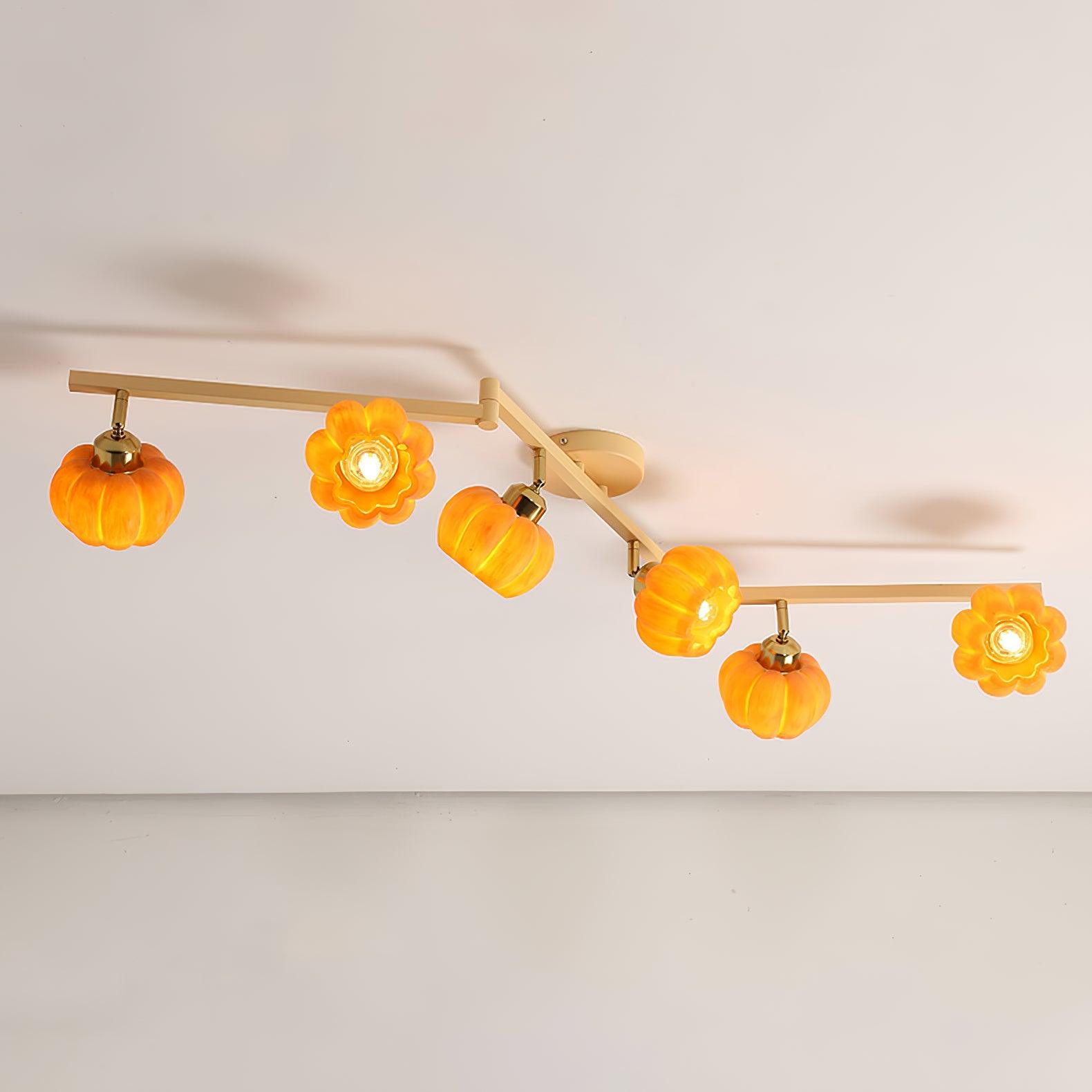 Pumpkin Ceiling Light Multi Head - Letslighting