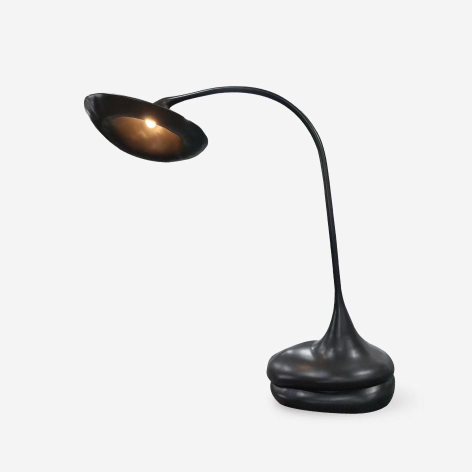 Elsilora Curved Black Desk Lamp - Letslighting