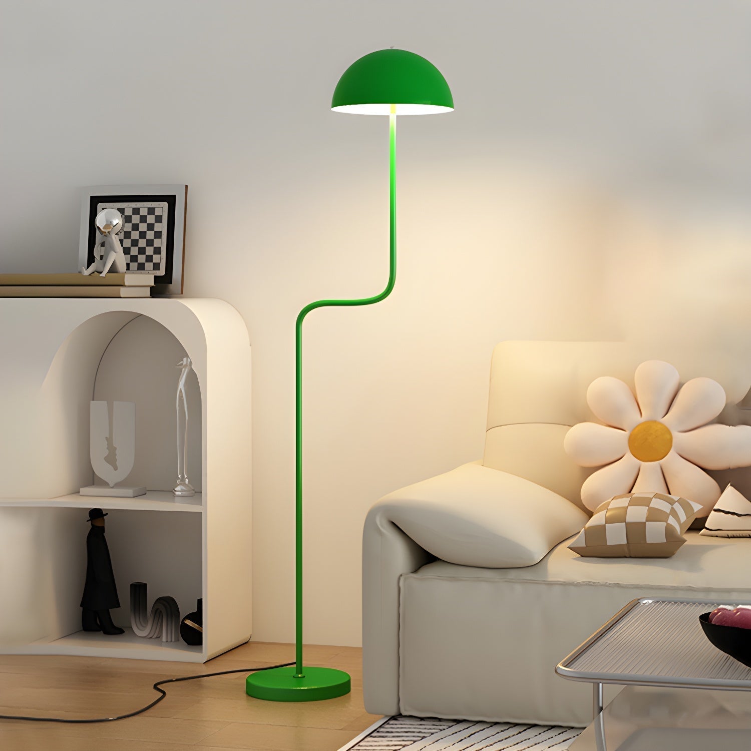 Narain Glass Minimalist Floor Lamp - Letslighting