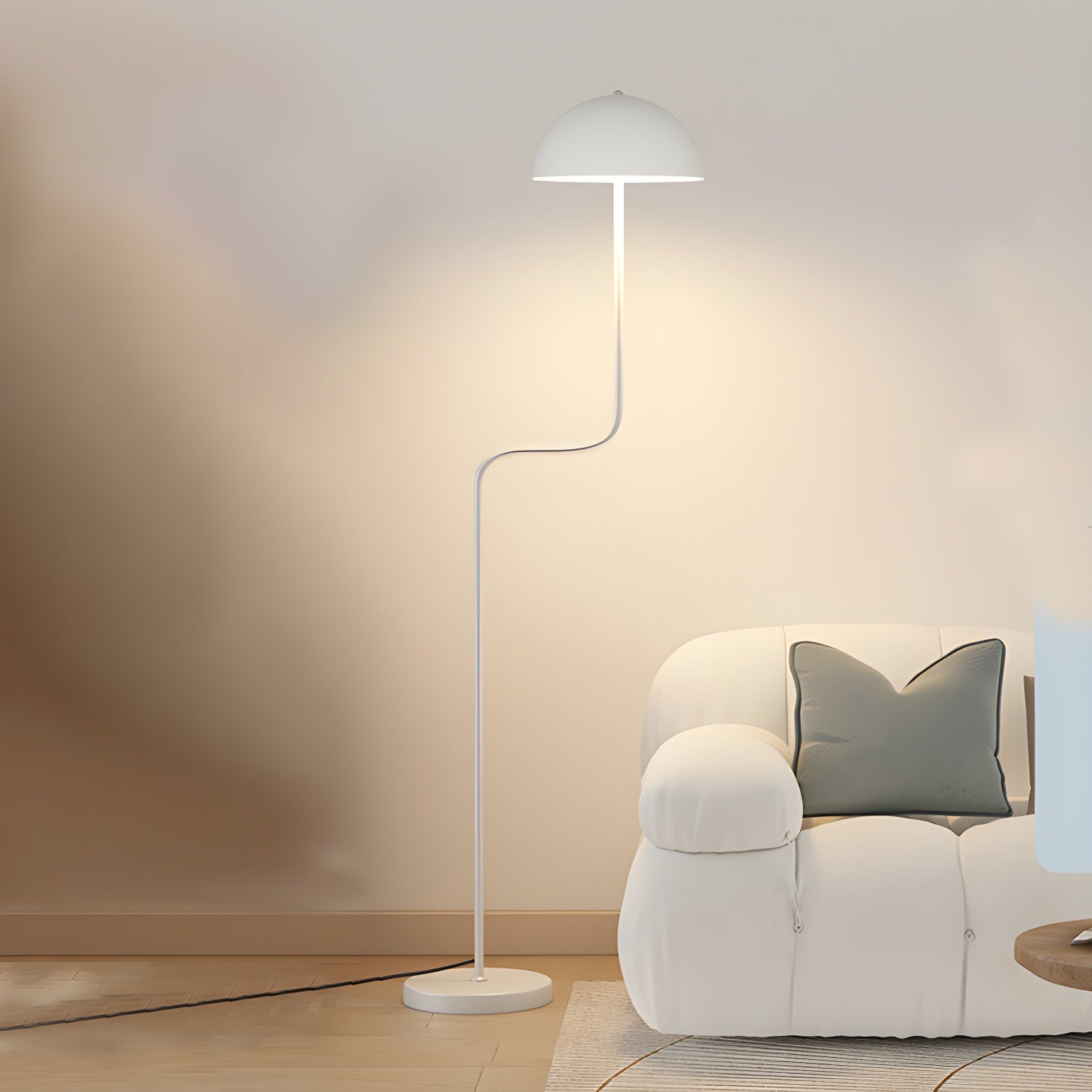 Narain Glass Minimalist Floor Lamp - Letslighting