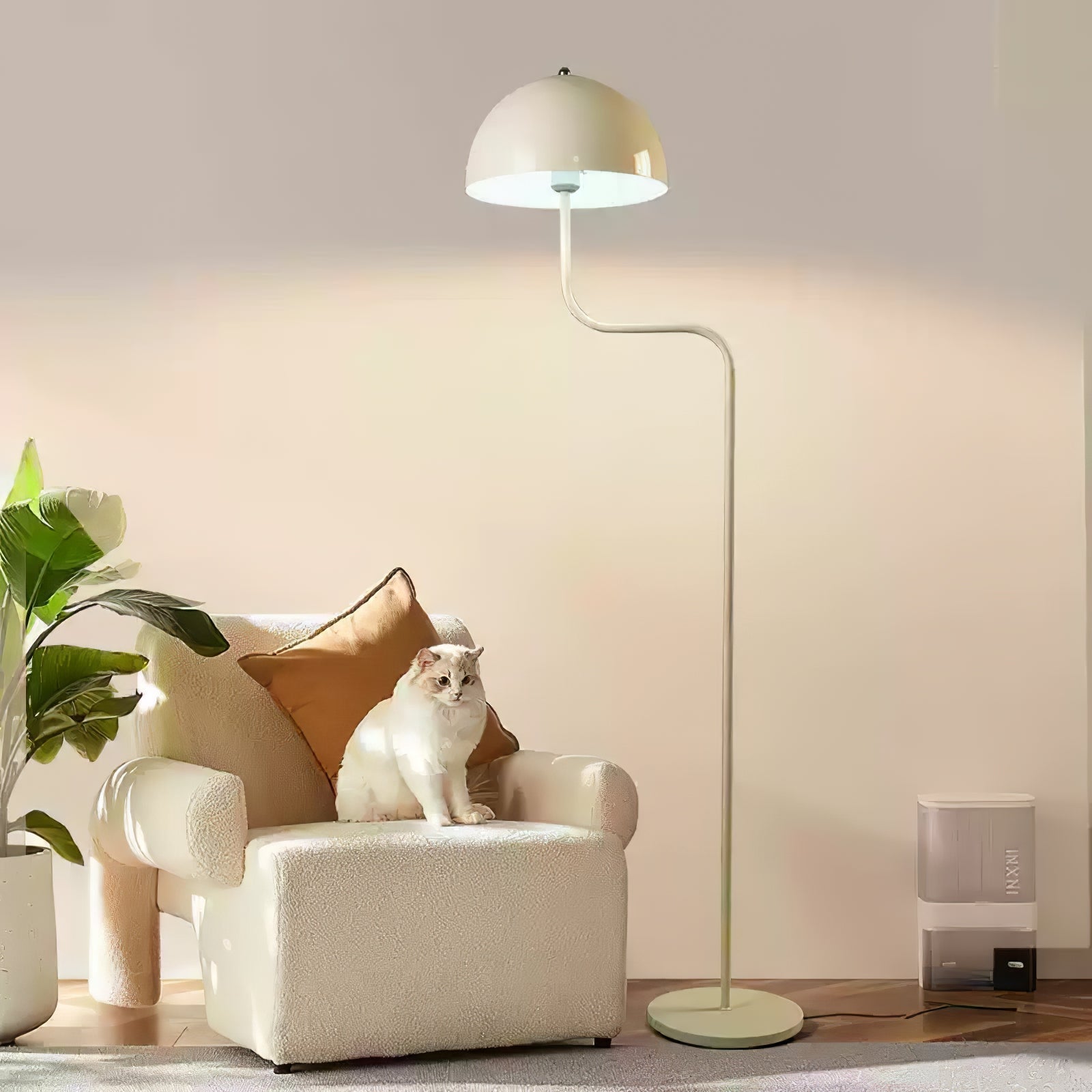 Narain Glass Minimalist Floor Lamp - Letslighting