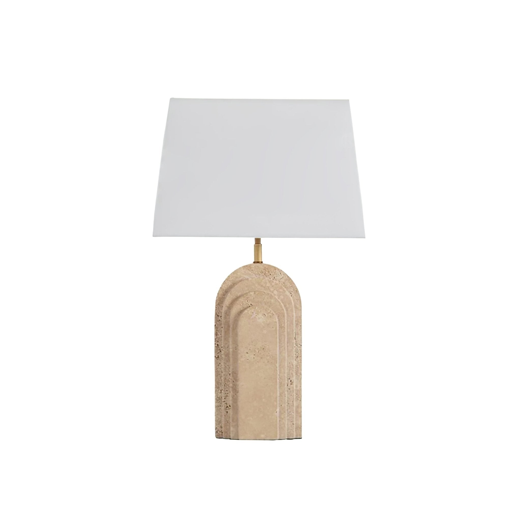 Livia Travertine Table Lamp - Letslighting