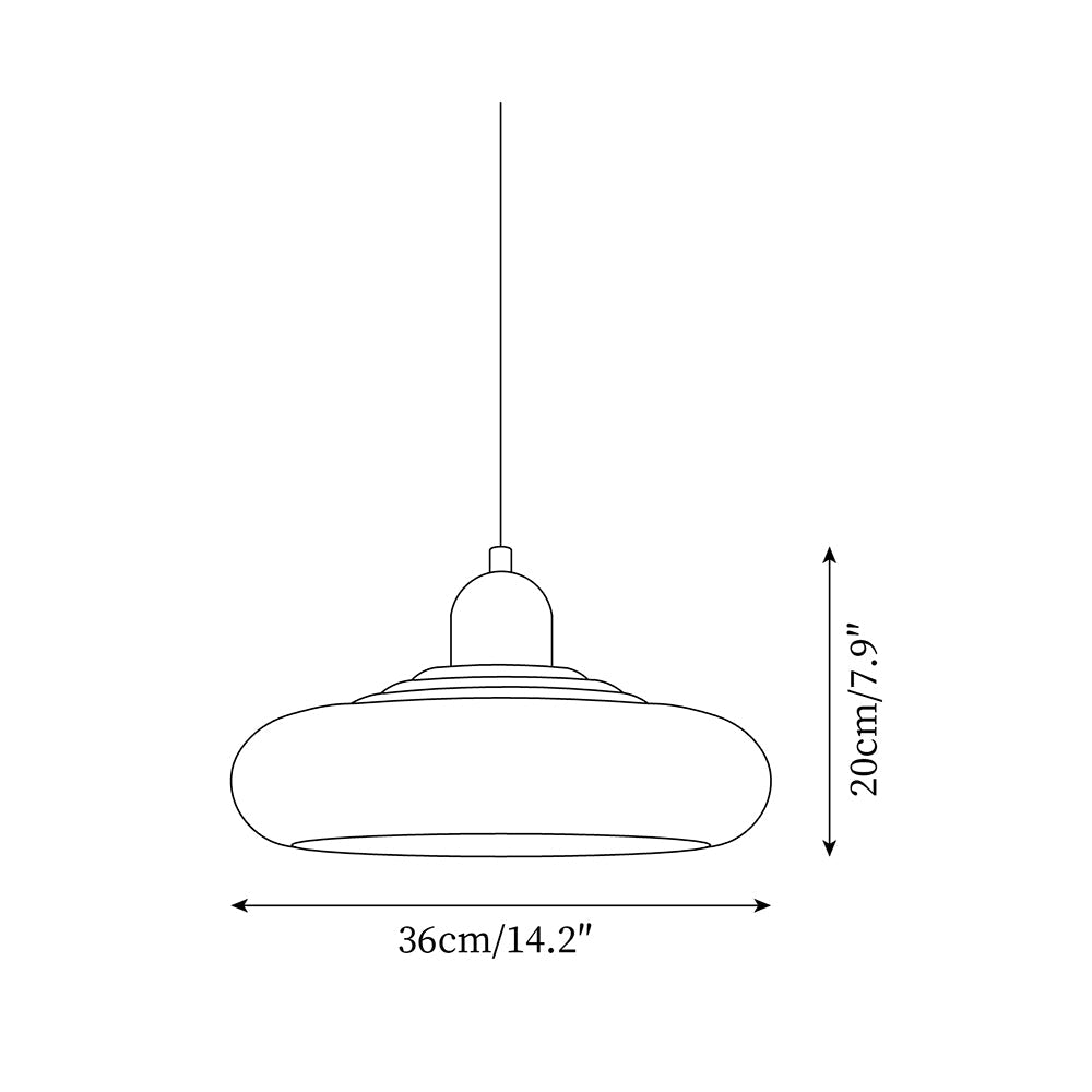 Verko Pendant Lamp Disc Bold - Letslighting