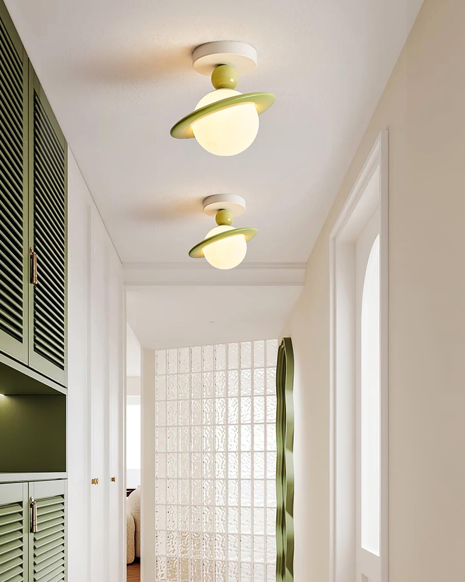 Pivoro Red and White Ceiling Light - Letslighting