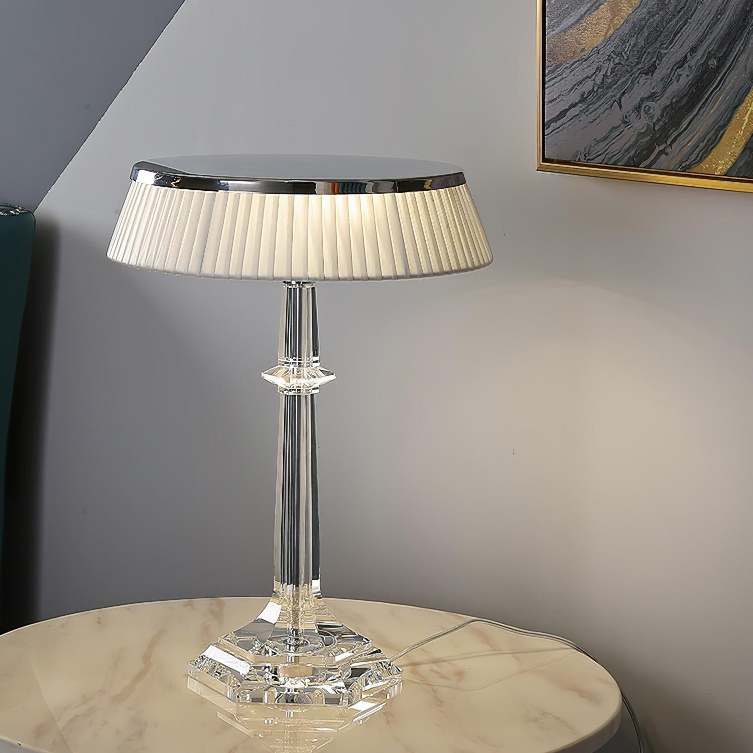 Haloza Fabric Luxurious Table Lamp - Letslighting