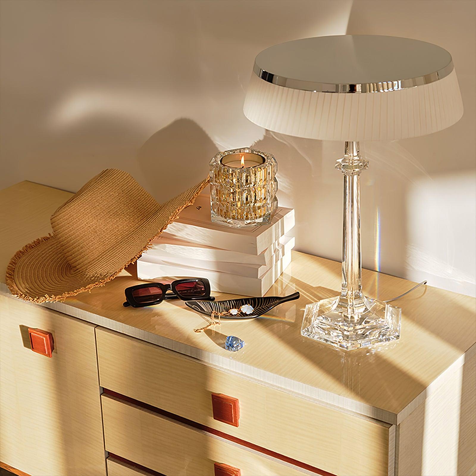 Haloza Fabric Luxurious Table Lamp - Letslighting
