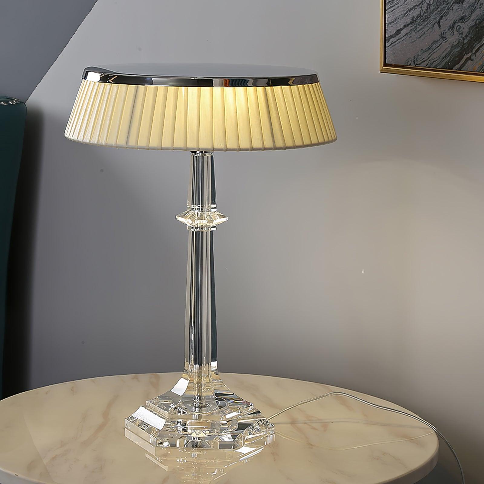 Haloza Fabric Luxurious Table Lamp - Letslighting