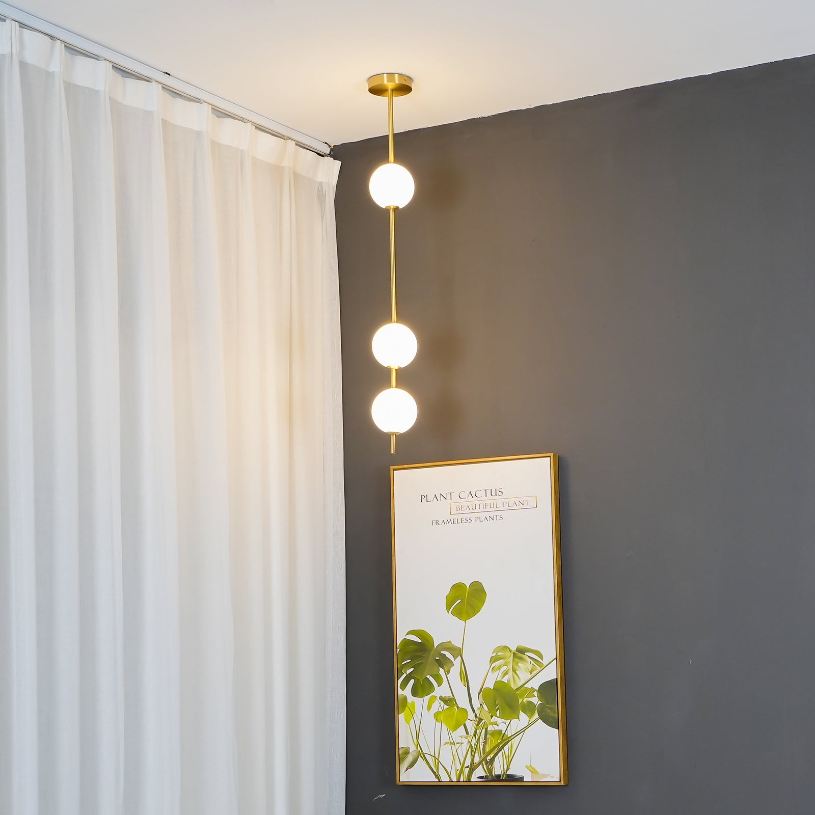Halo Modern Brass Pendant Lamp - Letslighting