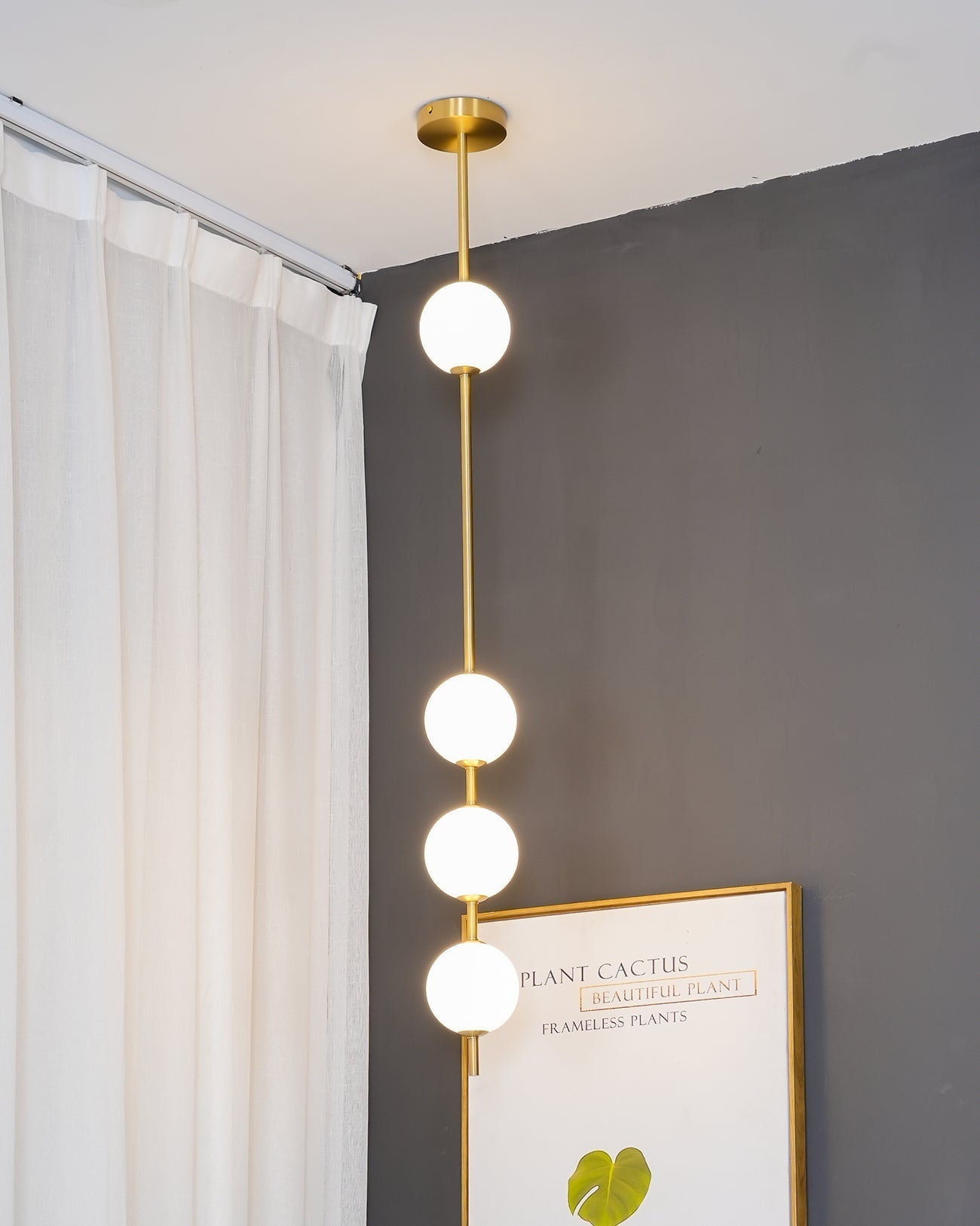Halo Modern Brass Pendant Lamp - Letslighting