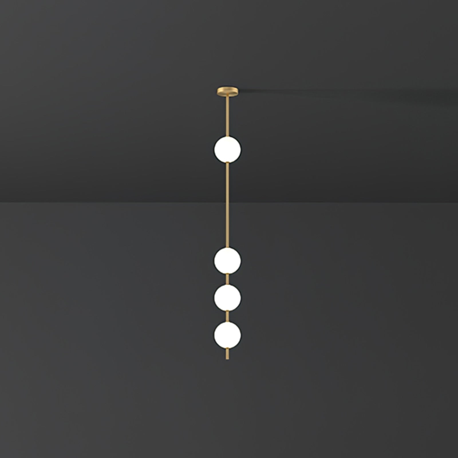 Halo Modern Brass Pendant Lamp - Letslighting