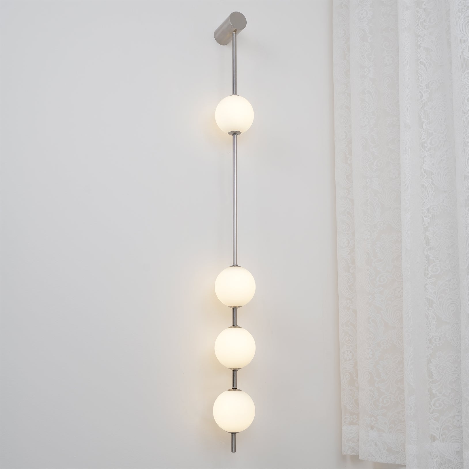 Lustra Wall Lamp Vertical Balls Brass - Letslighting