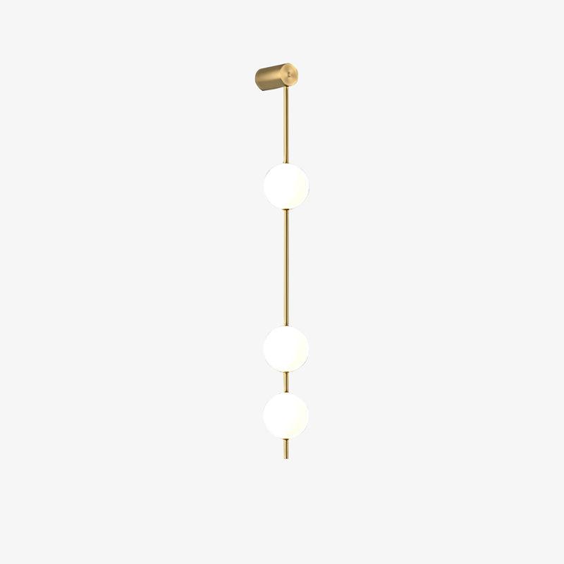 Lustra Wall Lamp Vertical Balls Brass - Letslighting