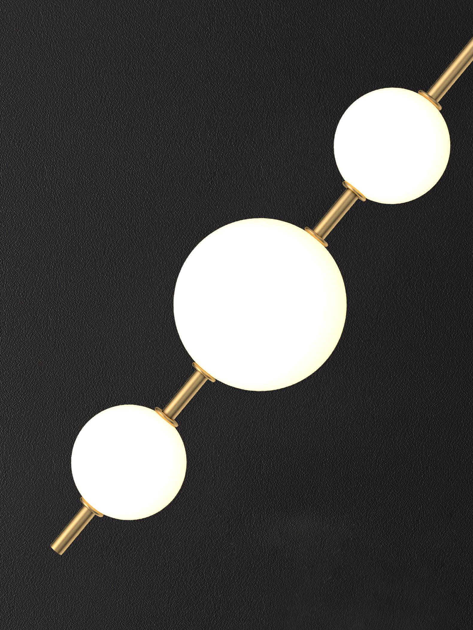 Velloran Brass Plastic Pendant Lamp - Letslighting