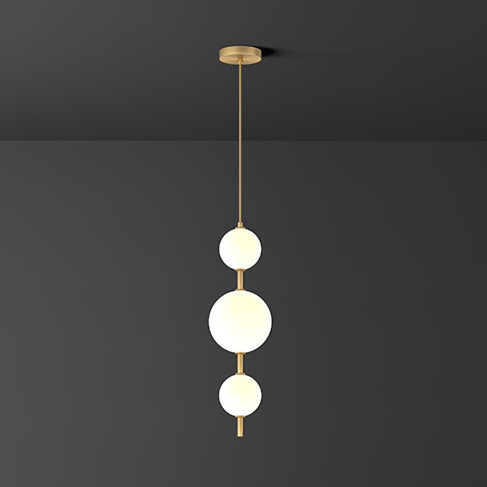 Velloran Brass Plastic Pendant Lamp - Letslighting