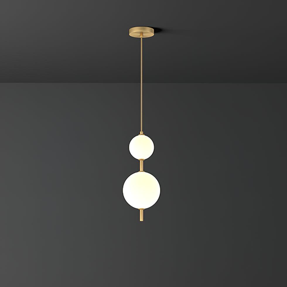 Velloran Brass Plastic Pendant Lamp - Letslighting