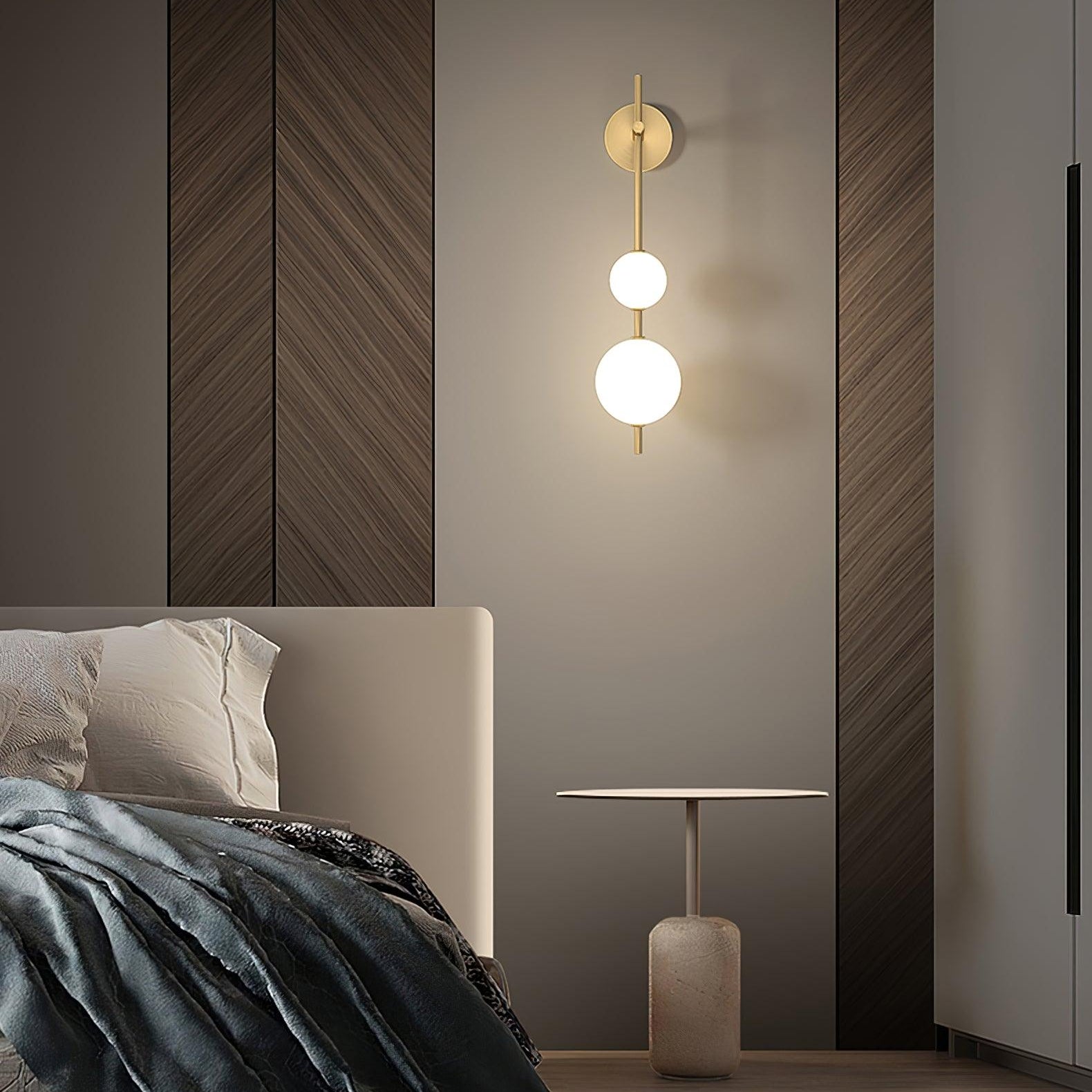 Lustra Wall Lamp Vertical Globe Minimalist - Letslighting