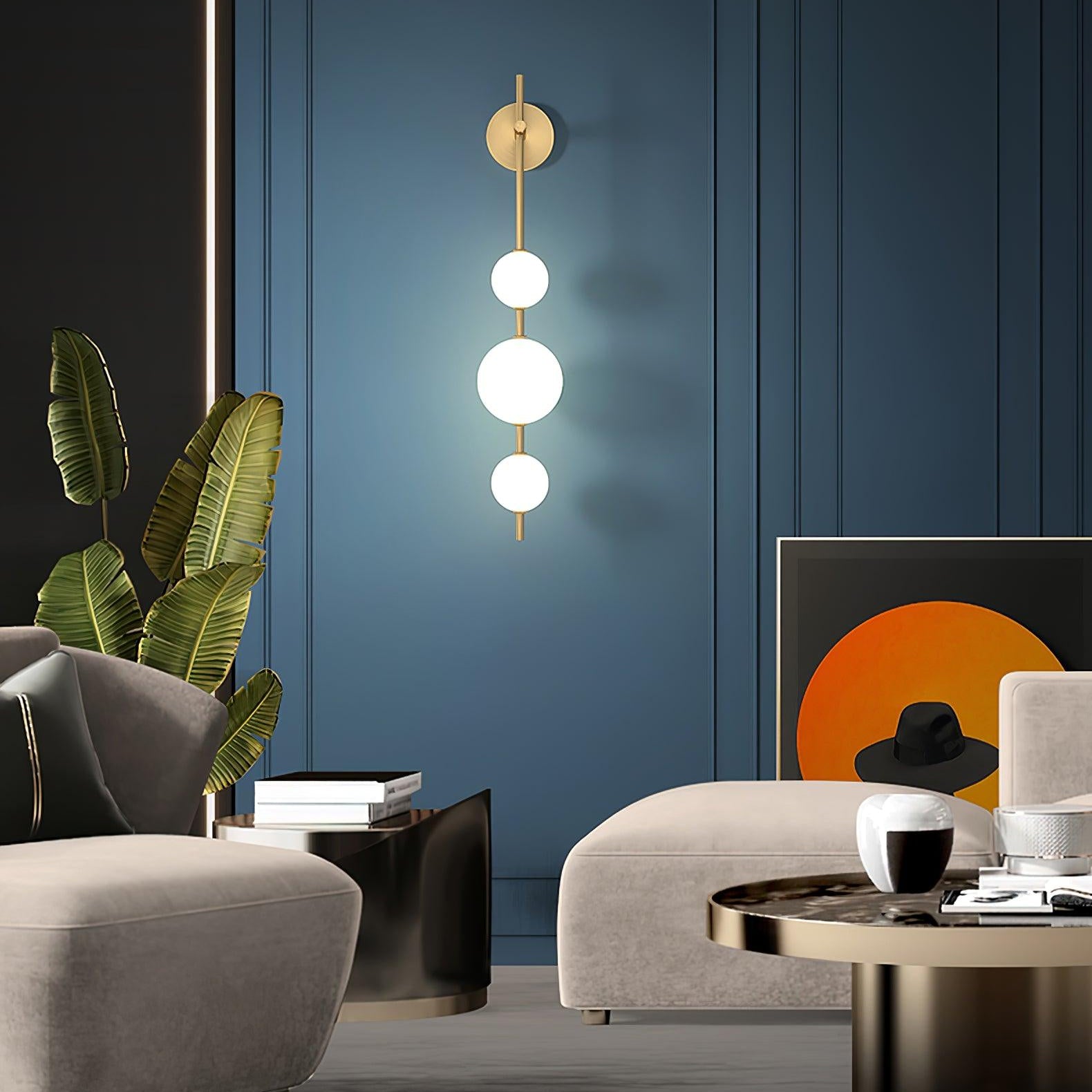 Lustra Wall Lamp Vertical Globe Minimalist - Letslighting