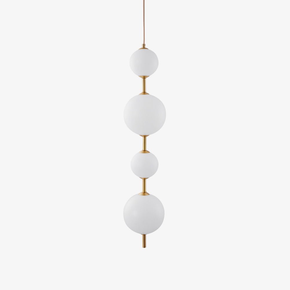 Velloran Brass Plastic Pendant Lamp - Letslighting