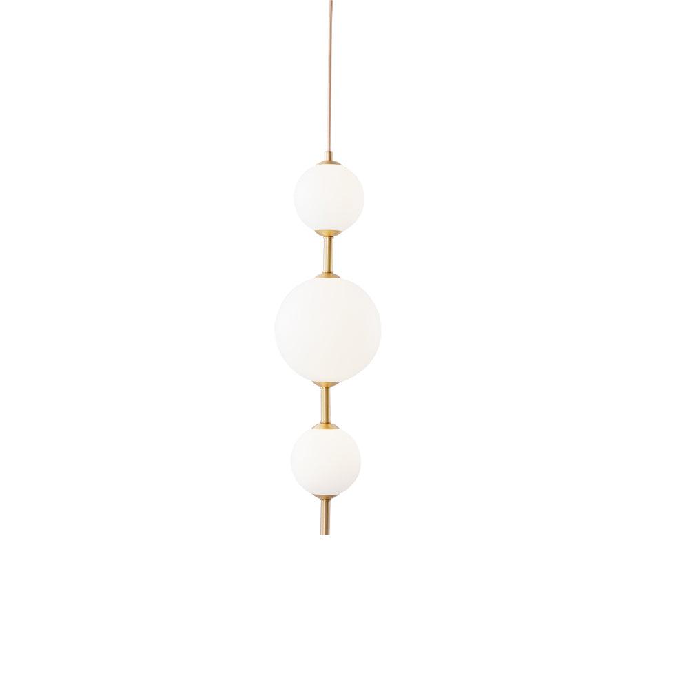 Velloran Brass Plastic Pendant Lamp - Letslighting