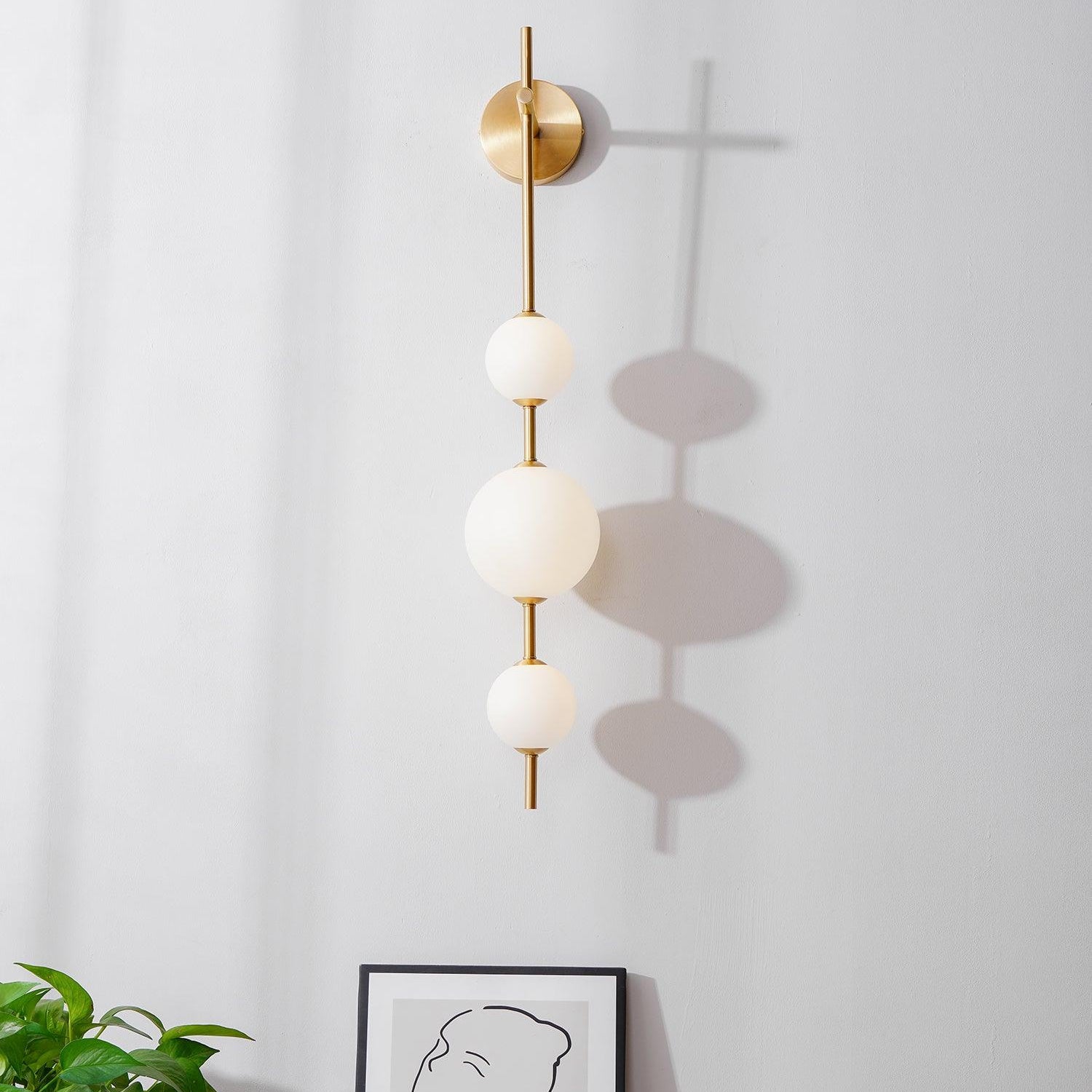 Lustra Wall Lamp Vertical Globe Minimalist - Letslighting