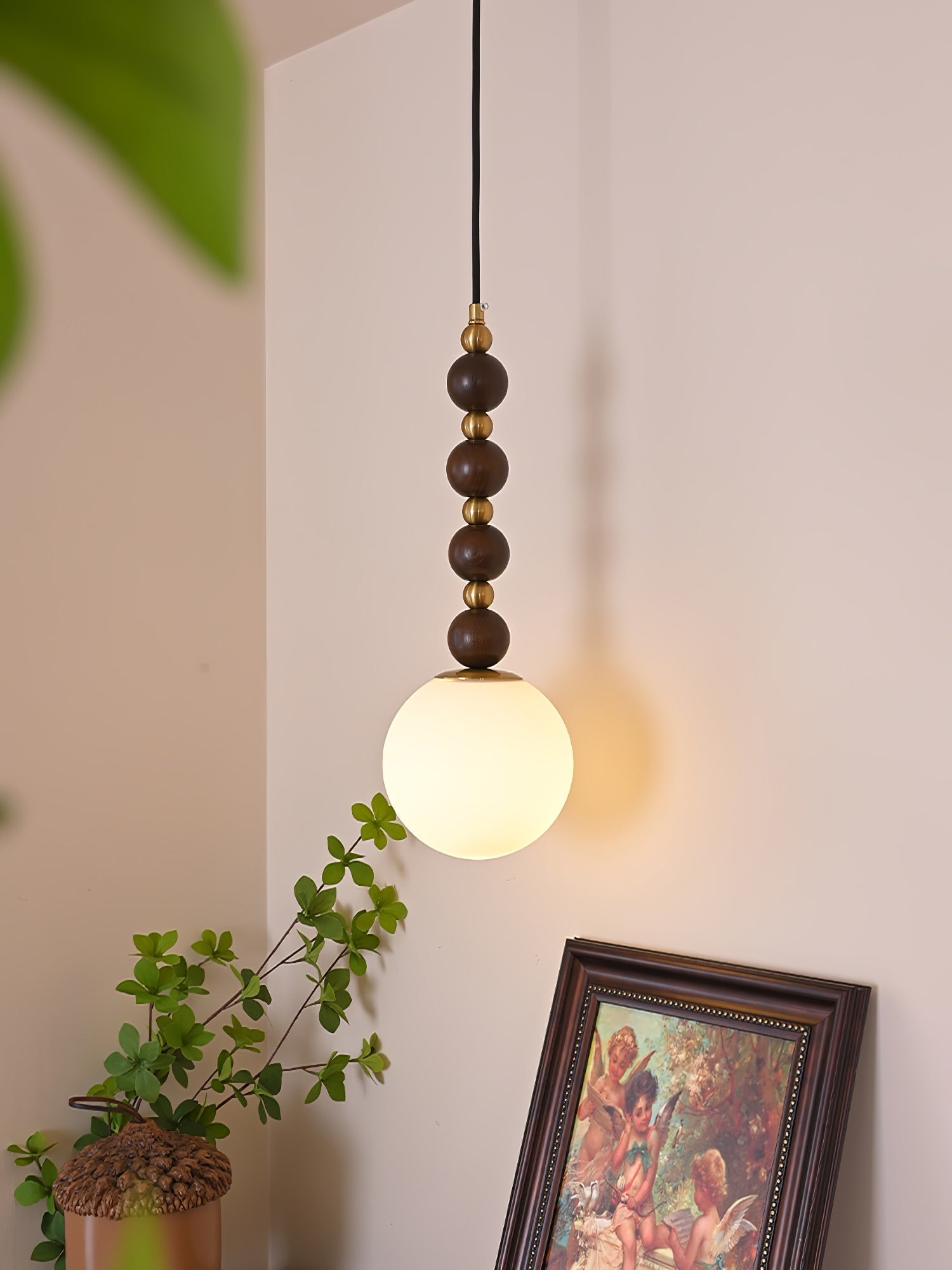 Golie Minimalist Wood Pendant Lamp - Letslighting