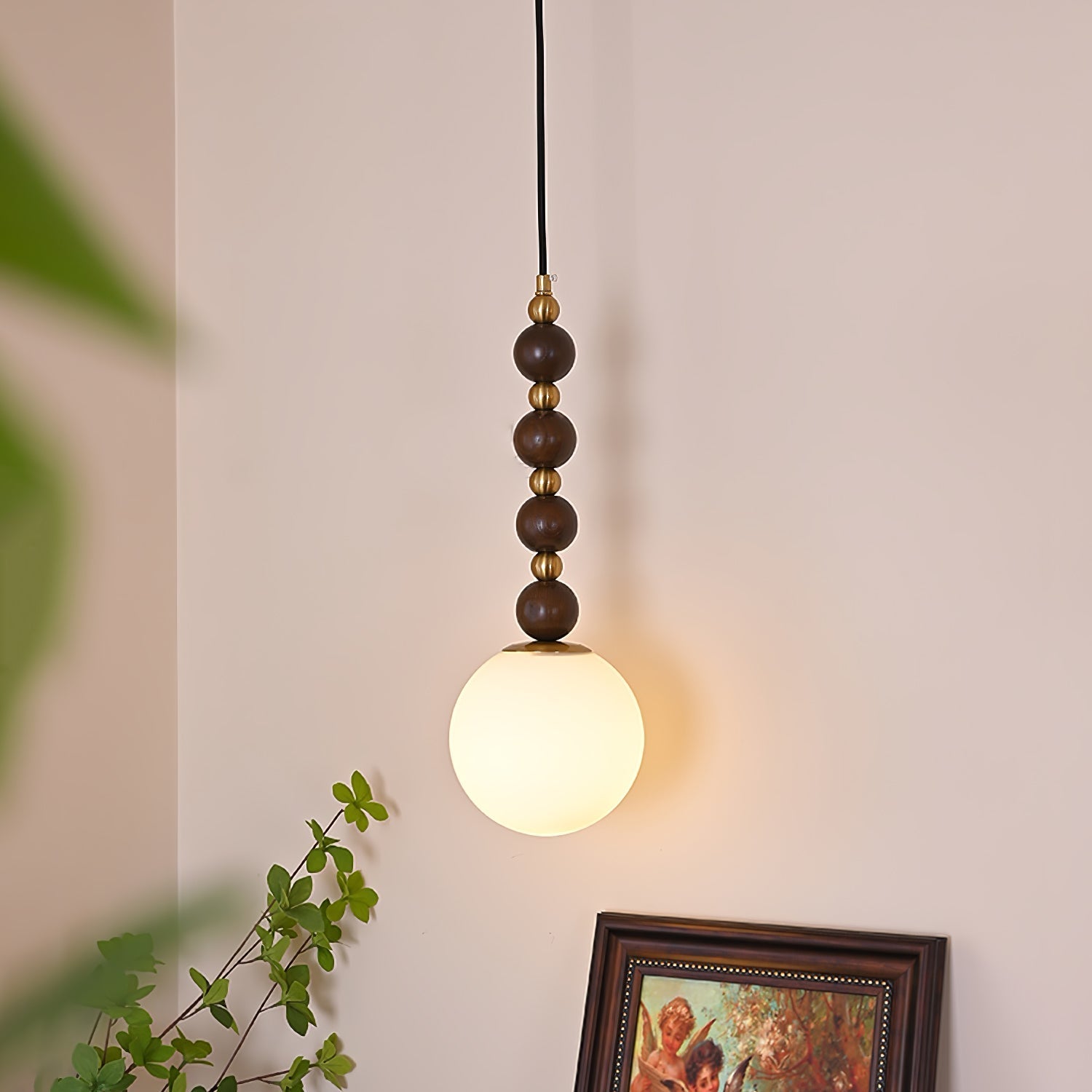Golie Minimalist Wood Pendant Lamp - Letslighting