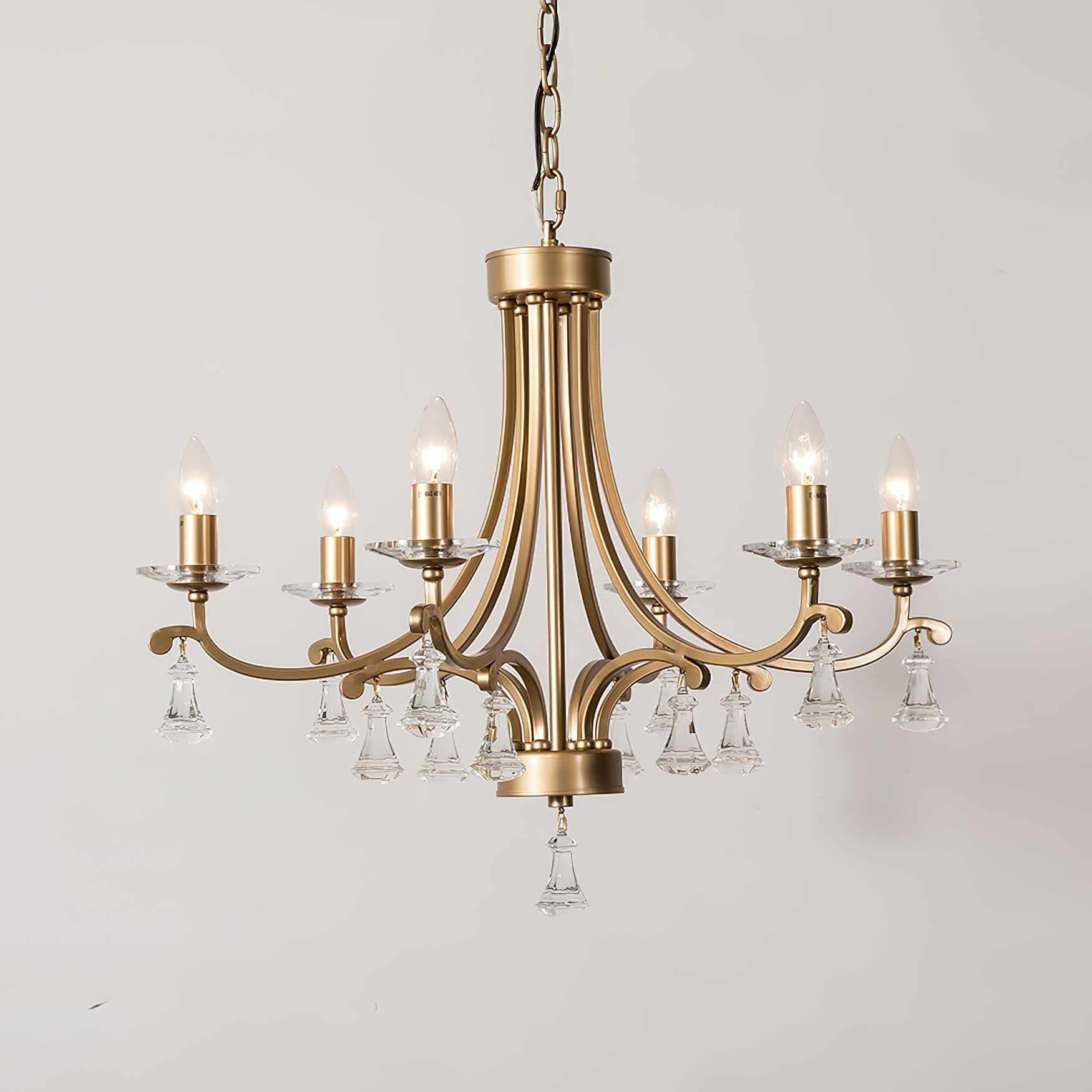 Cuvenara Postmodern Luxury Brass Crystal Chandelier - Letslighting