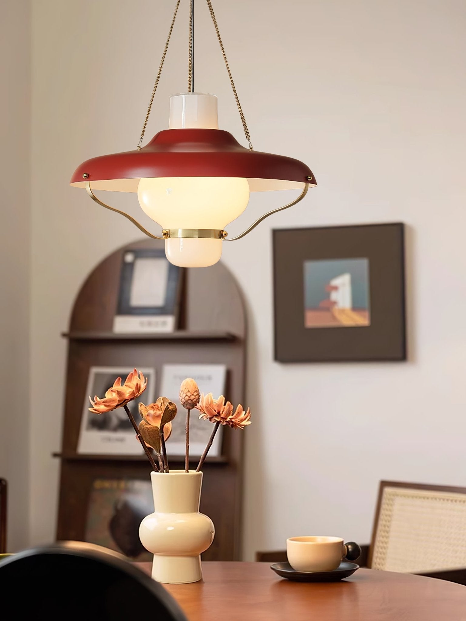 Vespara Modern Metal & Glass Pendant Light