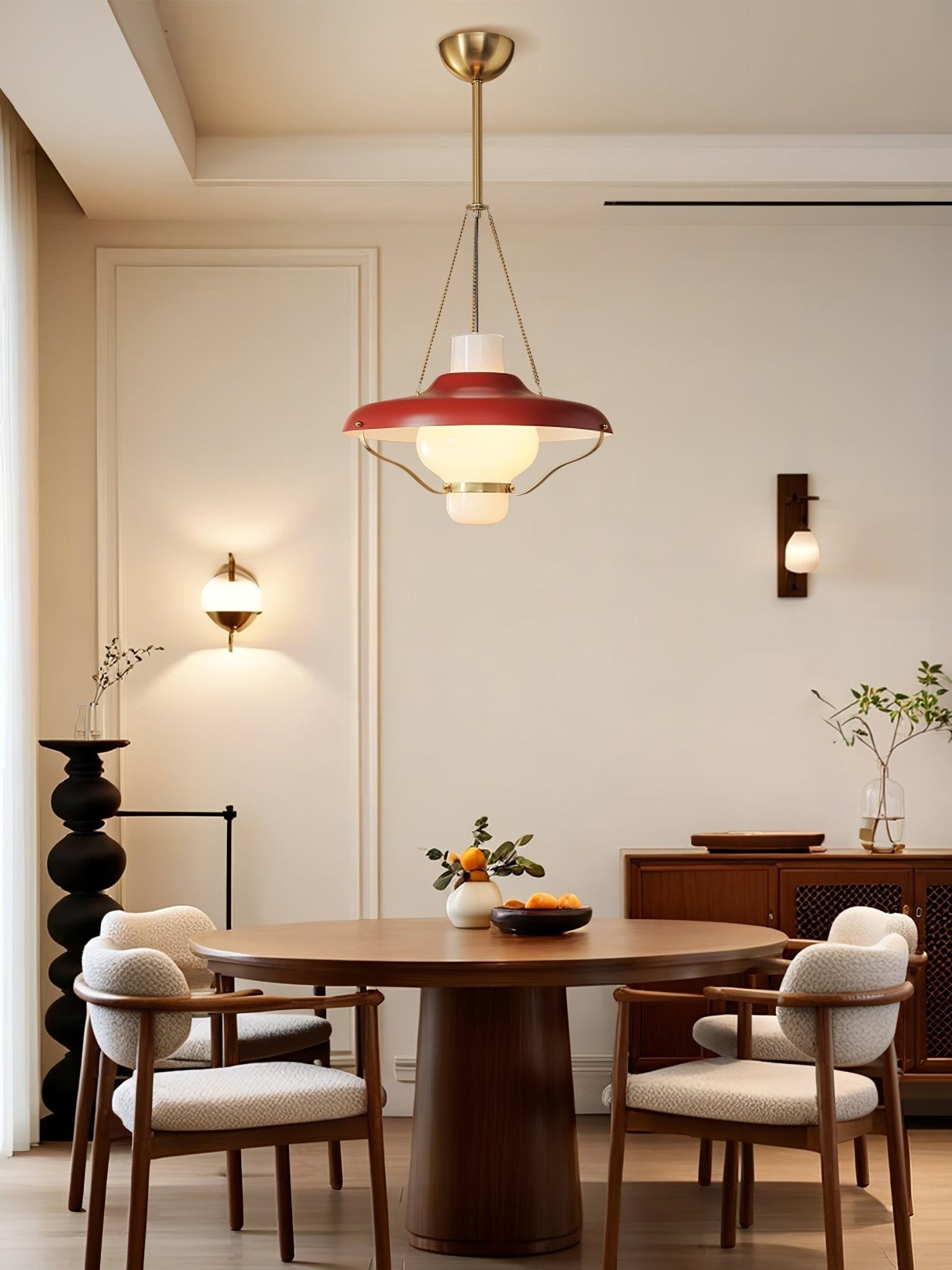 Vespara Modern Metal & Glass Pendant Light