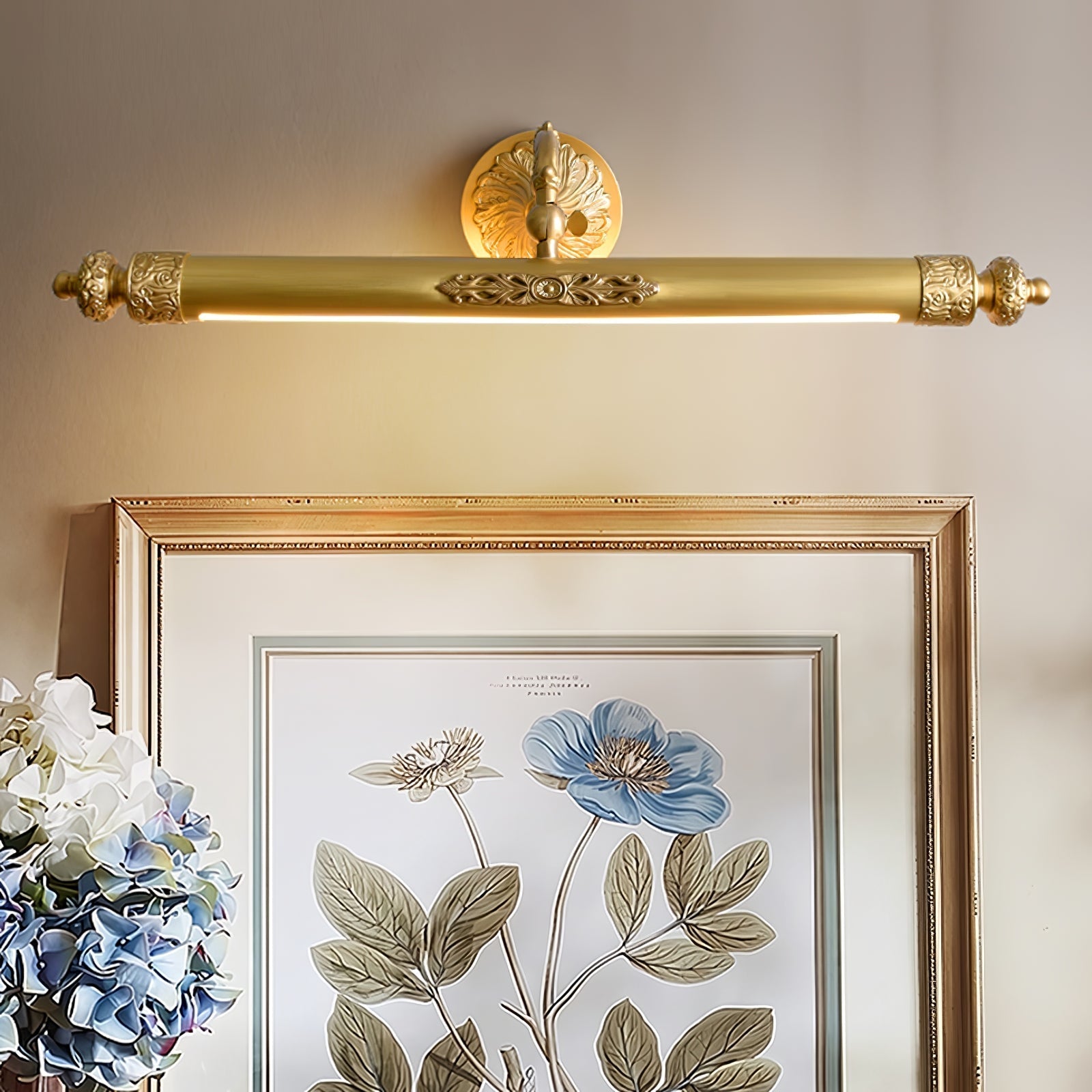 Unorir Premium Nordic Art Vanity Brass Wall Light - Letslighting
