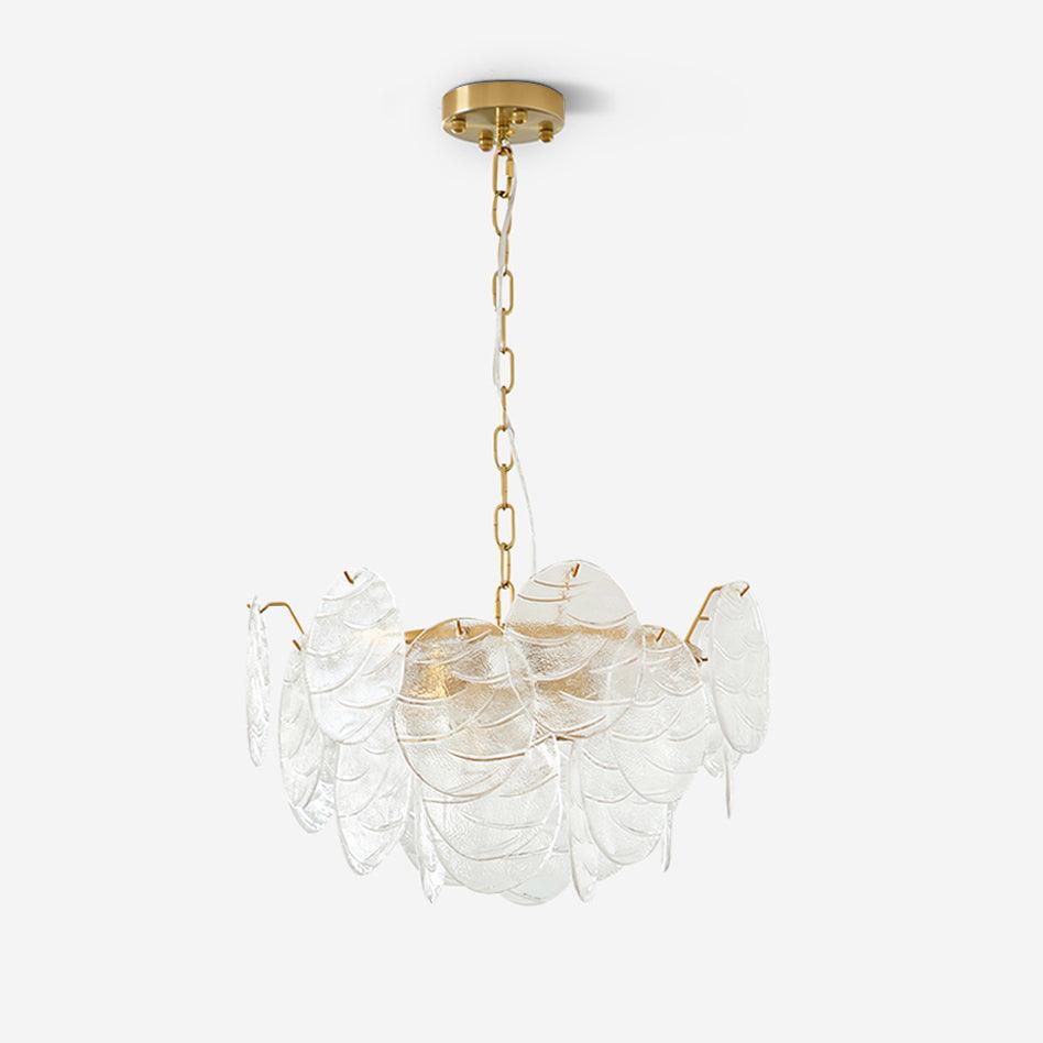 Leaf Vintage Glass Chandelier - Letslighting