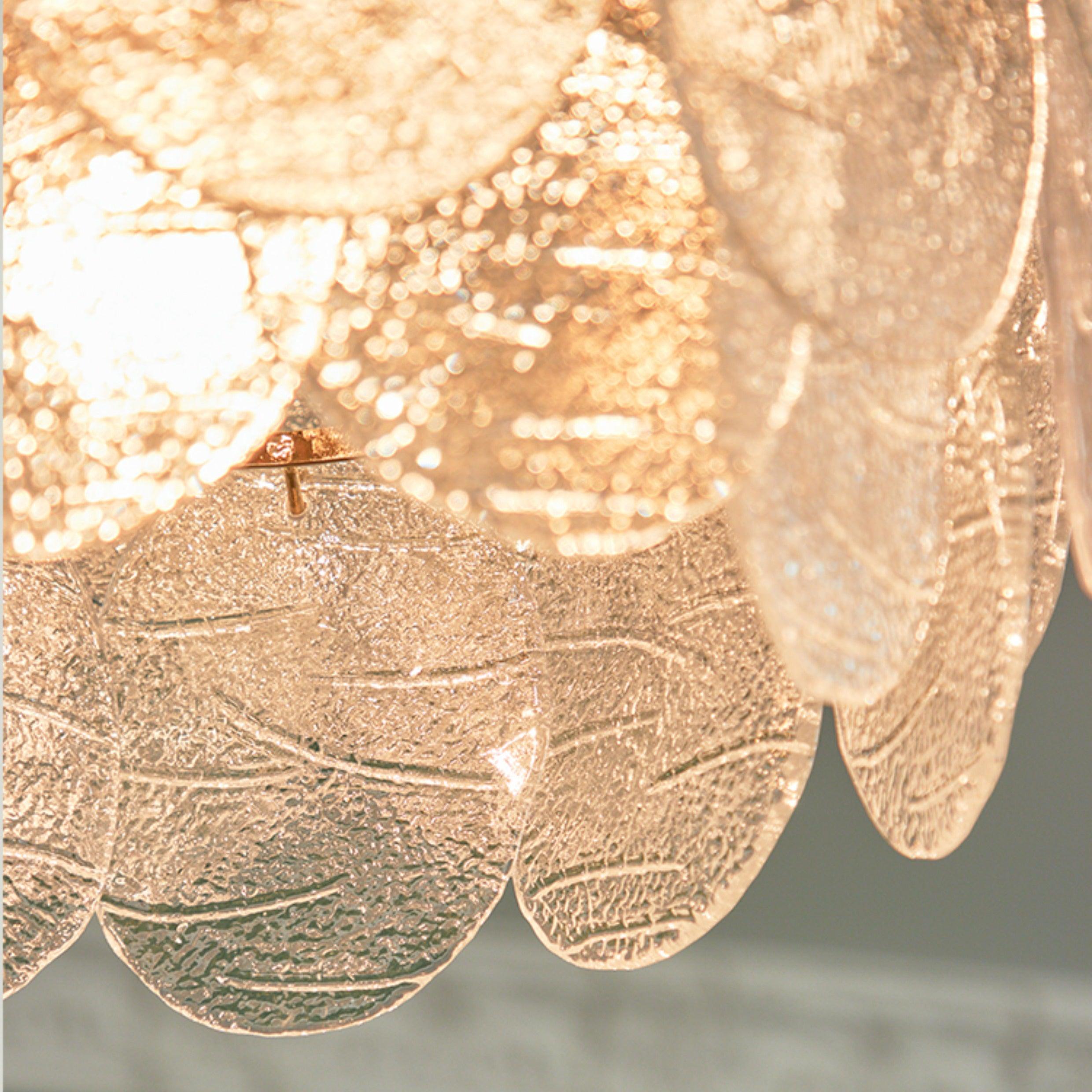 Chandelier Glass Discs Frame Gold Finish Victorian - Letslighting