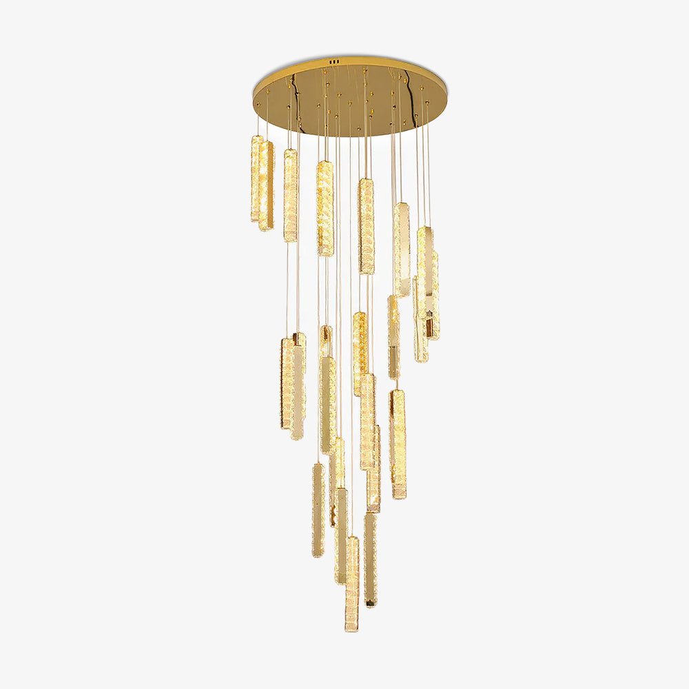 Lustra Chandelier Villa Forci Pendant Silver Modern - Letslighting