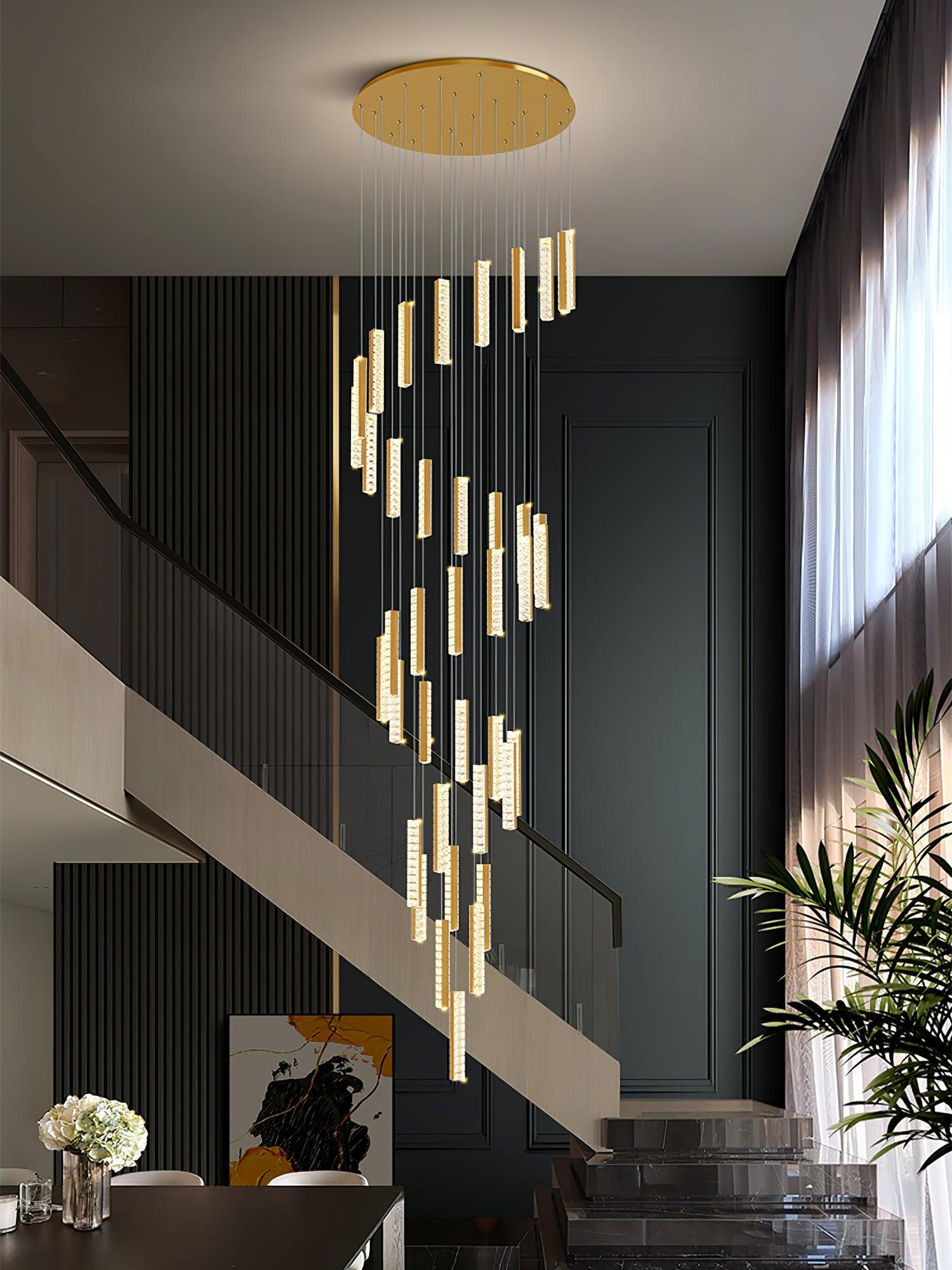 Lustra Chandelier Villa Forci Pendant Silver Modern - Letslighting