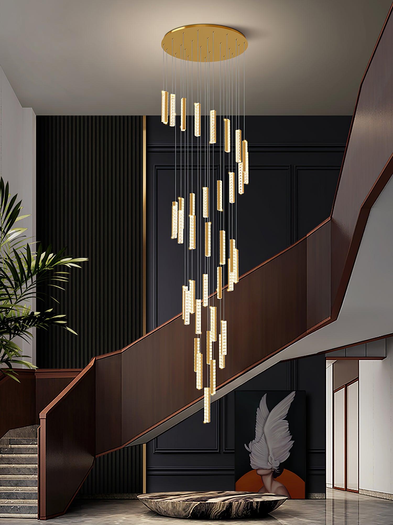 Lustra Chandelier Villa Forci Pendant Silver Modern - Letslighting
