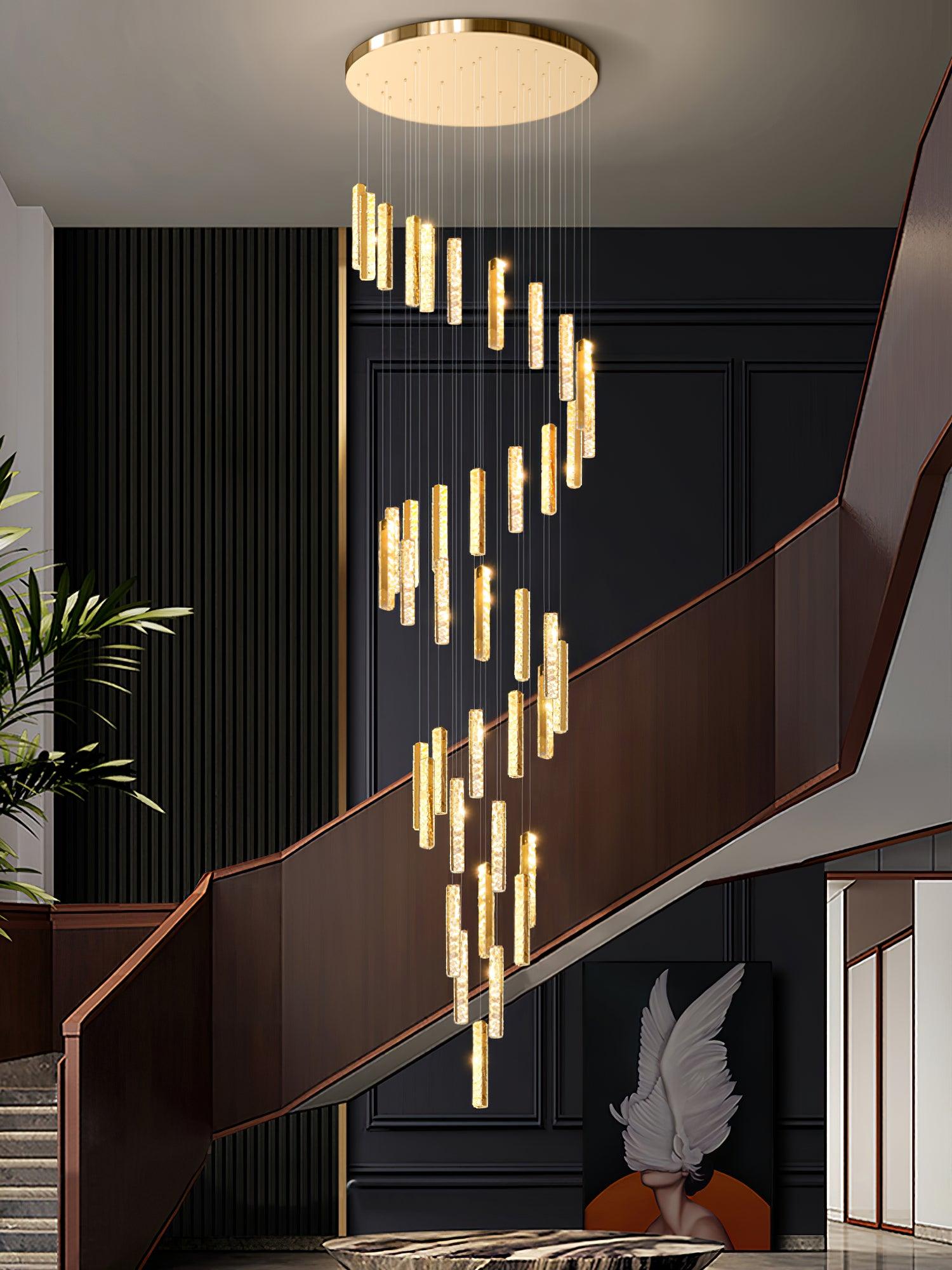 Lustra Chandelier Villa Forci Pendant Silver Modern - Letslighting