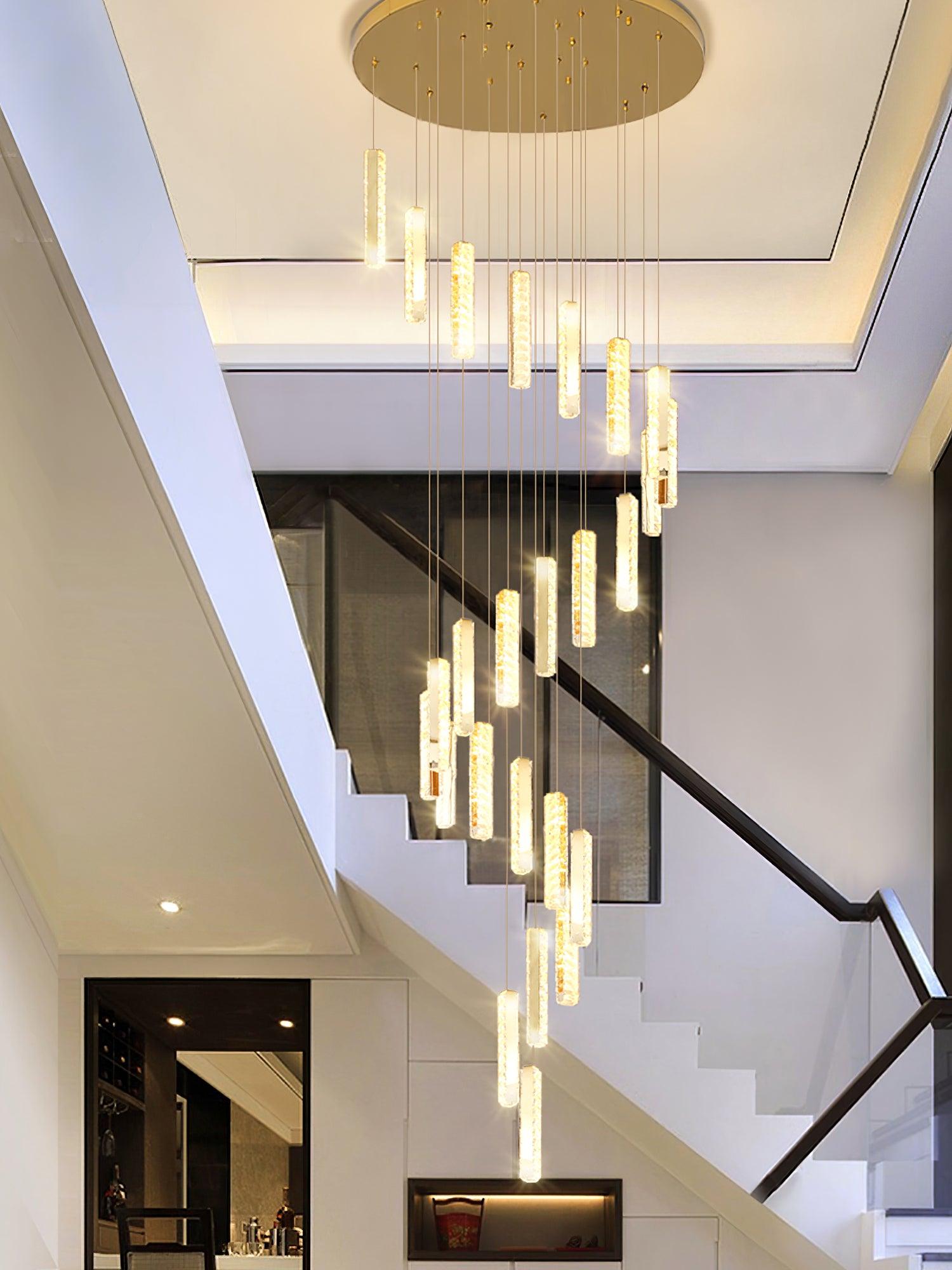 Lustra Chandelier Villa Forci Pendant Silver Modern - Letslighting