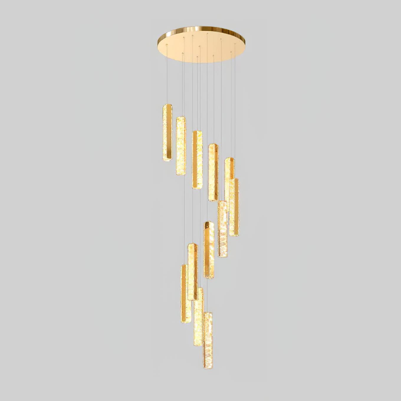 Lustra Chandelier Villa Forci Pendant Silver Modern - Letslighting