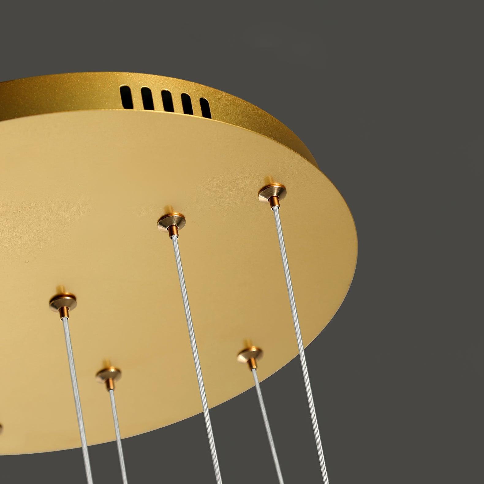 Lustra Chandelier Villa Forci Pendant Silver Modern - Letslighting