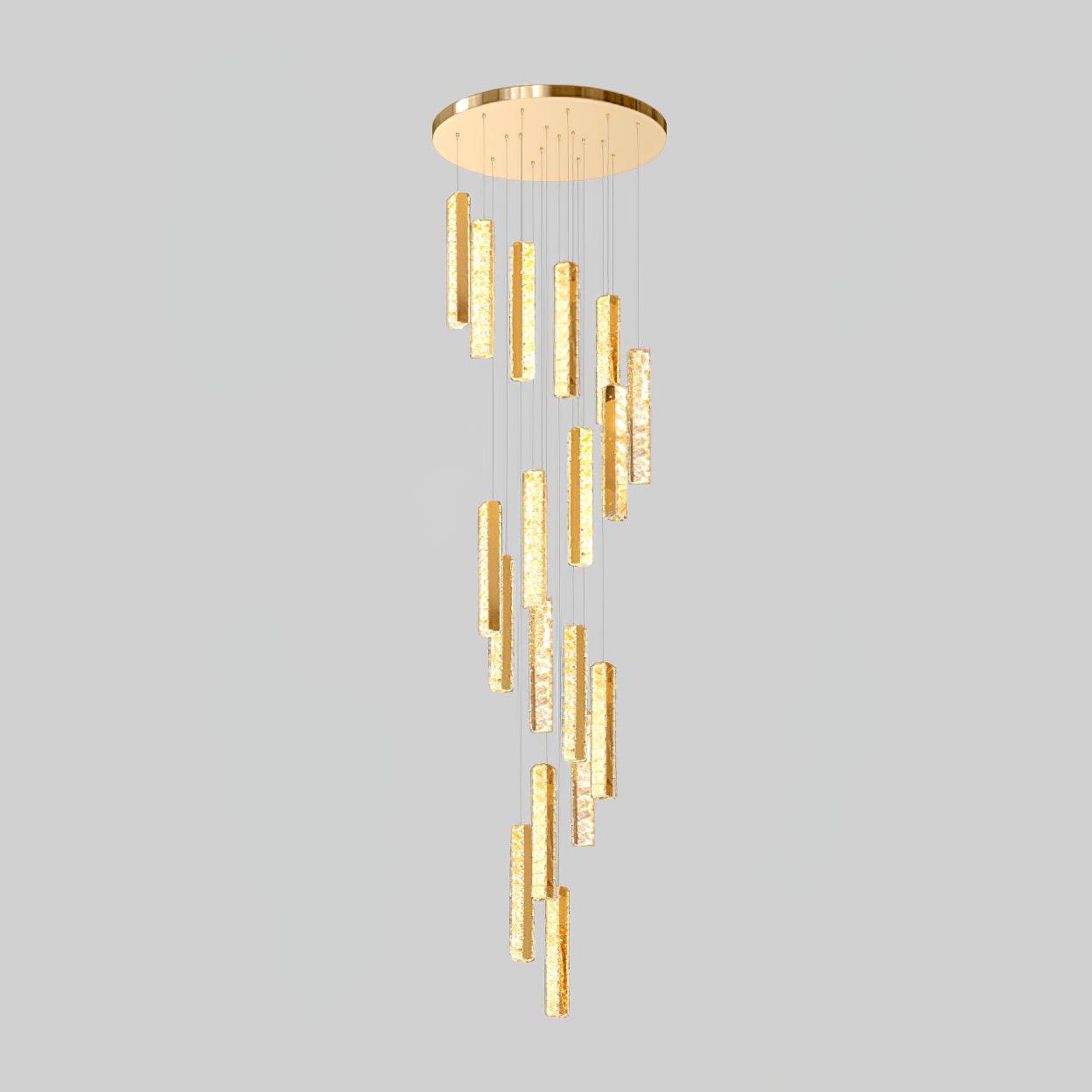 Lustra Chandelier Villa Forci Pendant Silver Modern - Letslighting