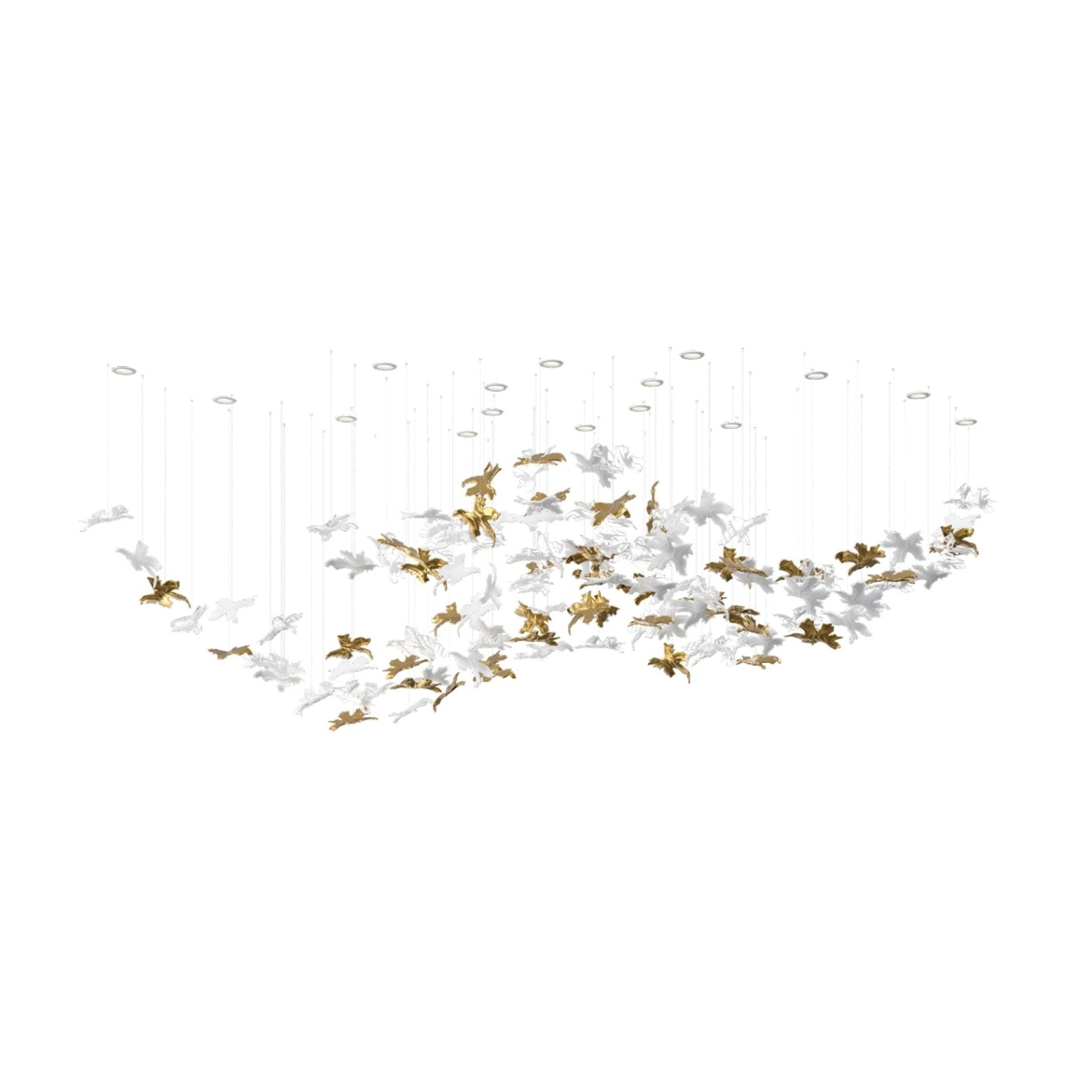 Arinan Floral Glass Chandelier - Letslighting