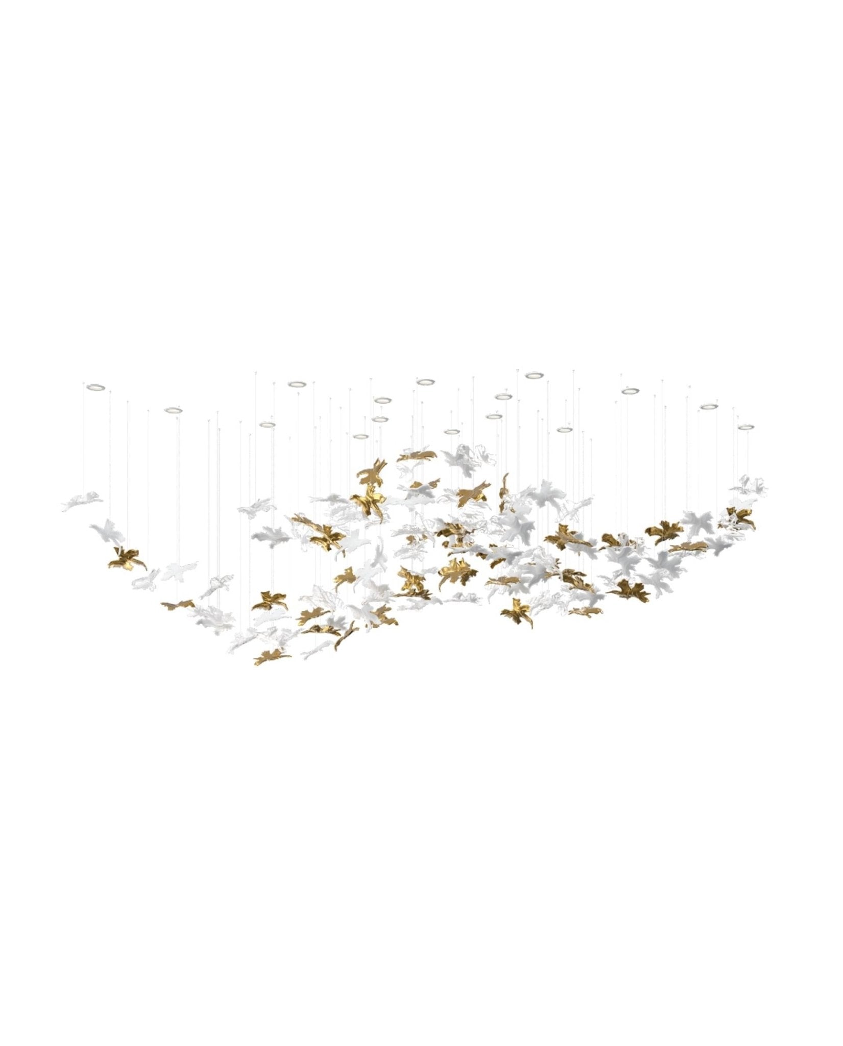 Arinan Floral Glass Chandelier - Letslighting