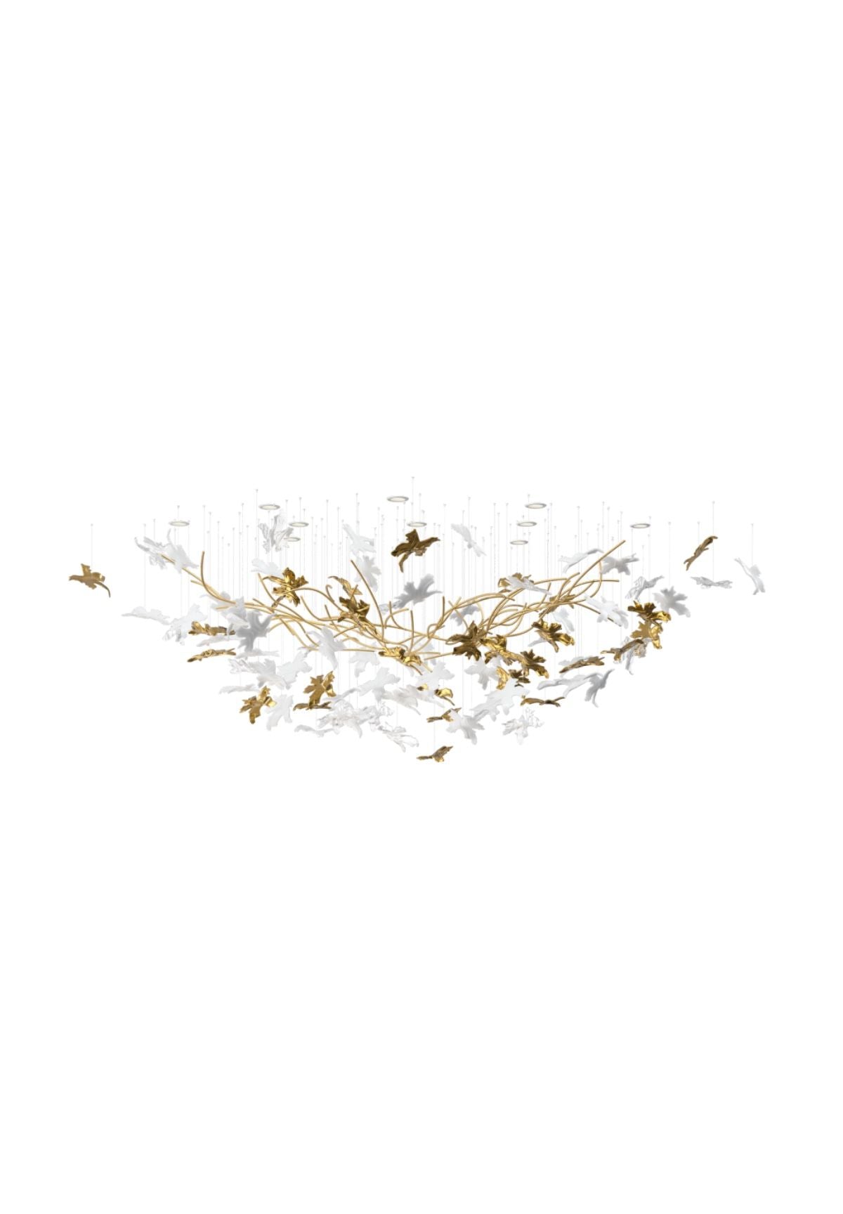 Arinan Floral Glass Chandelier - Letslighting