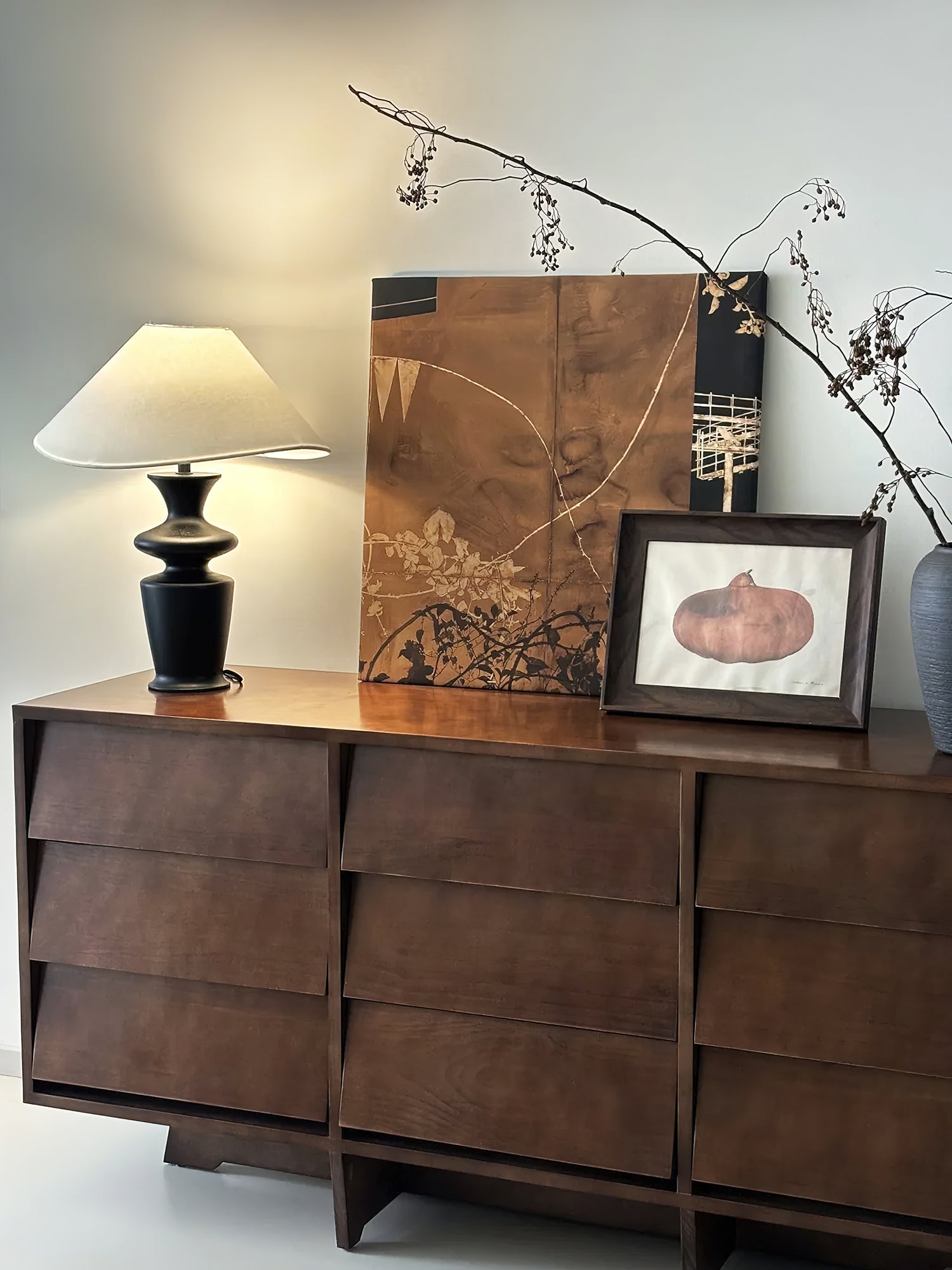 Vino Modern Wood Table Lamp