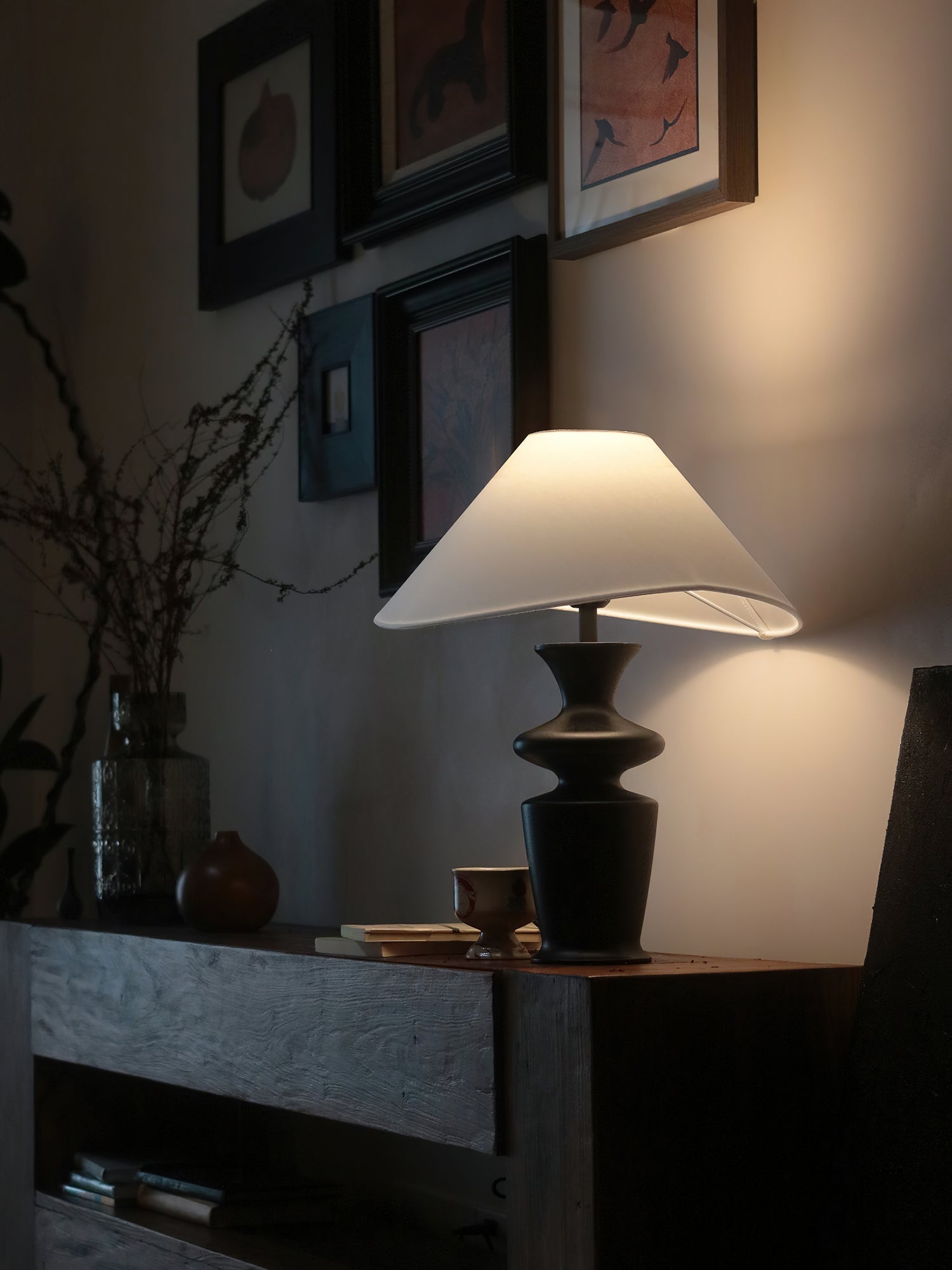 Vino Modern Wood Table Lamp