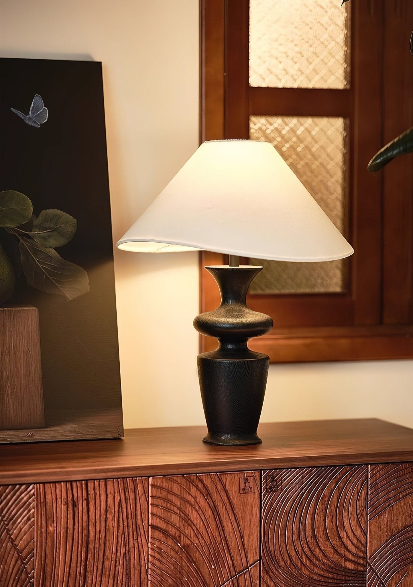 Vino Modern Wood Table Lamp