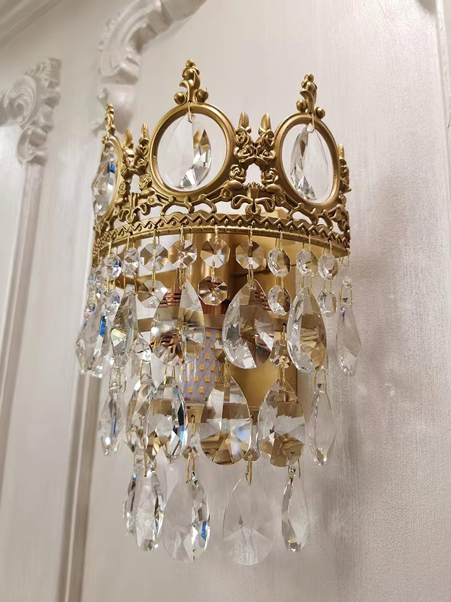 Ulliryra Vintage Crystal Wall Light