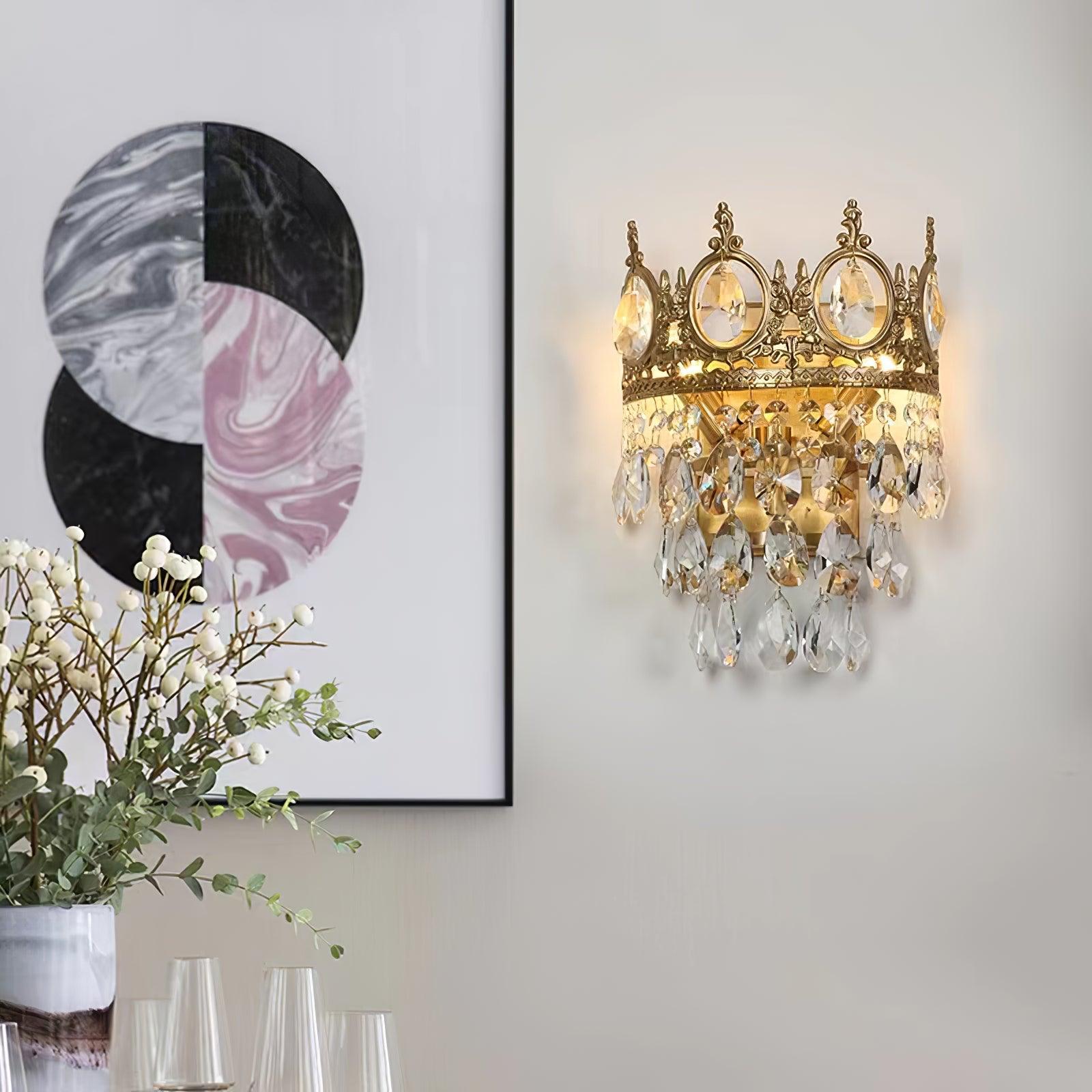 Ulliryra Vintage Crystal Wall Light