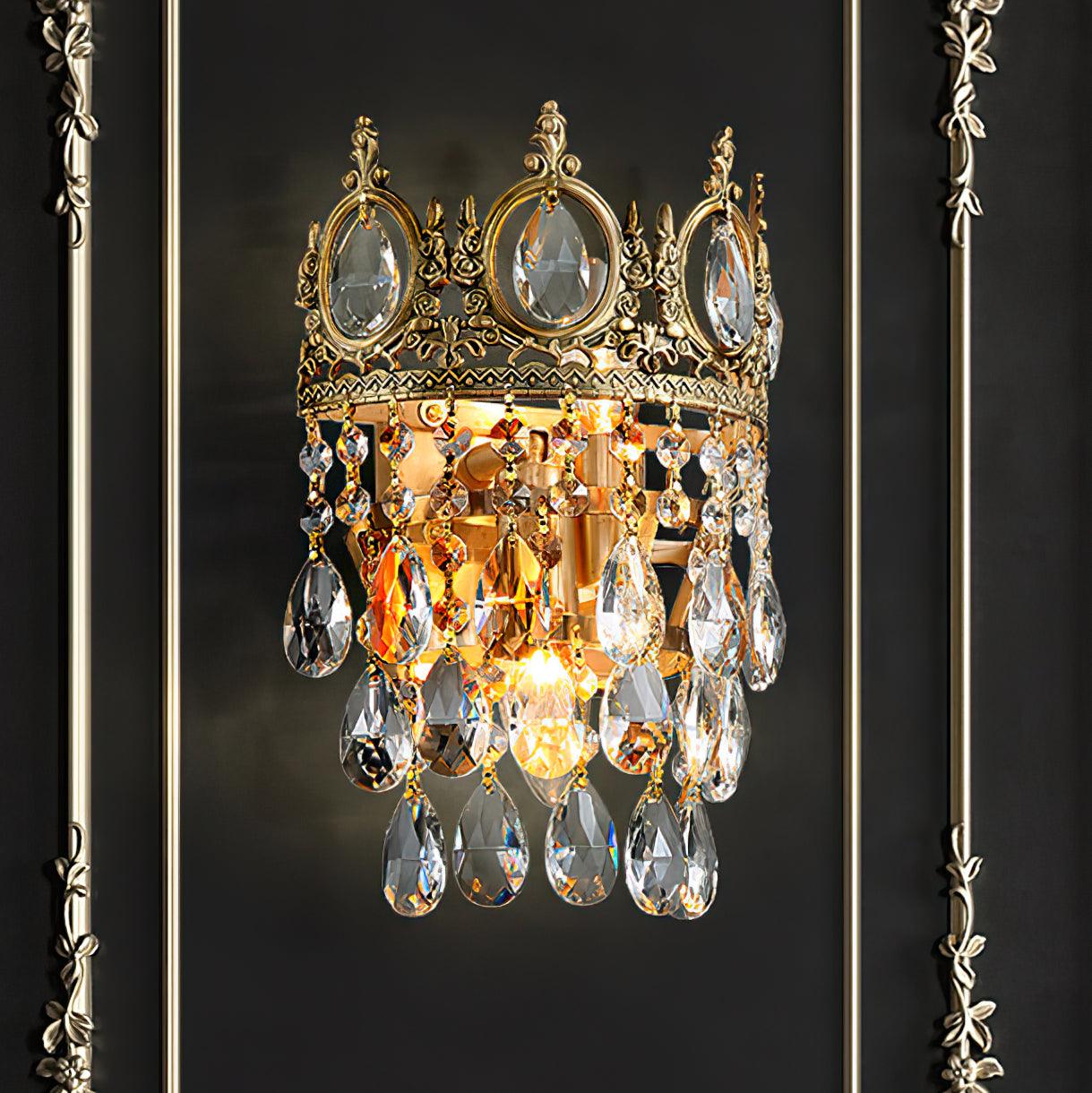 Ulliryra Vintage Crystal Wall Light